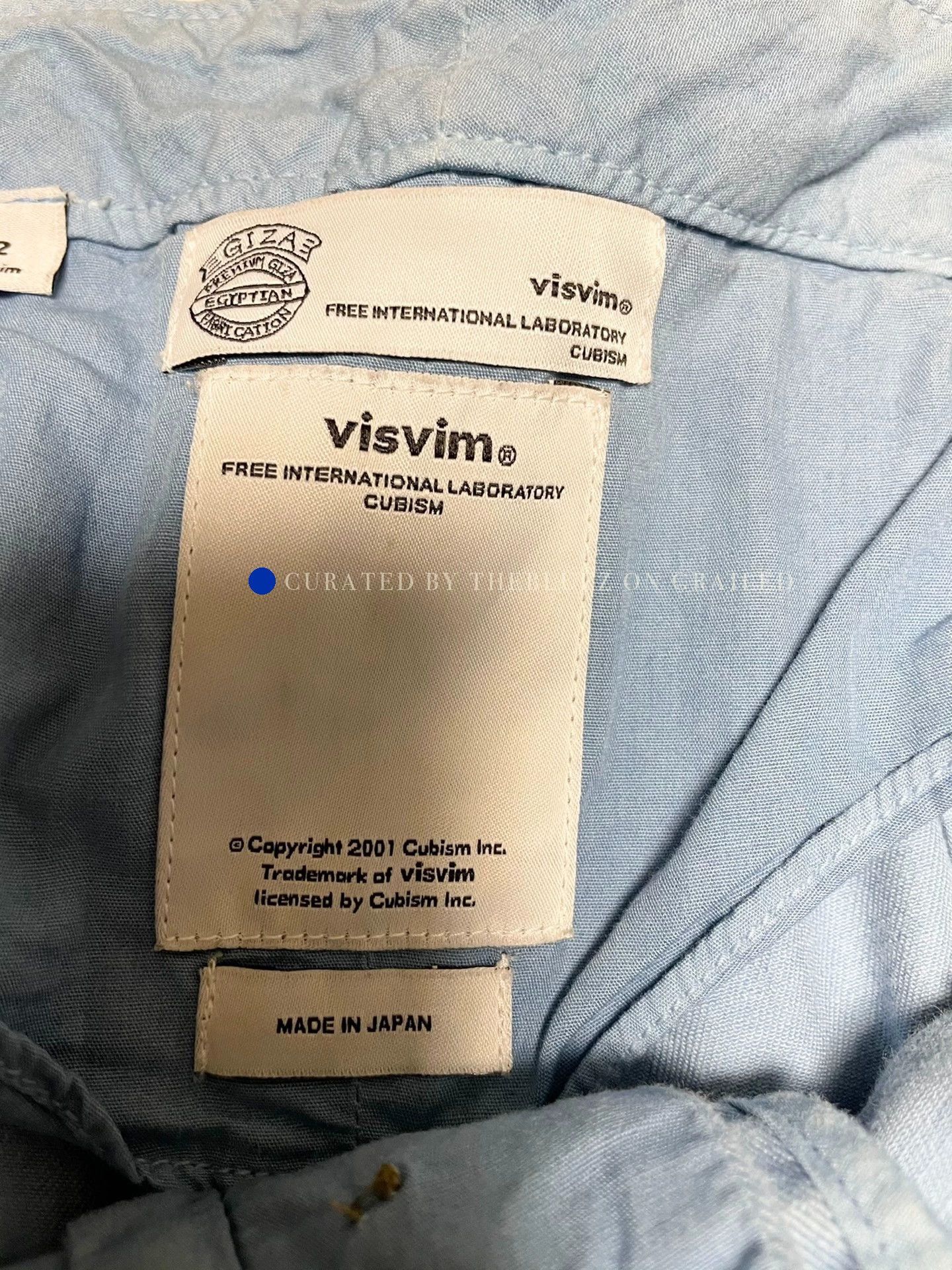 Visvim Giza High Water Natural Dyed Casual Pants Size US 32 / EU 48 - 3 Thumbnail