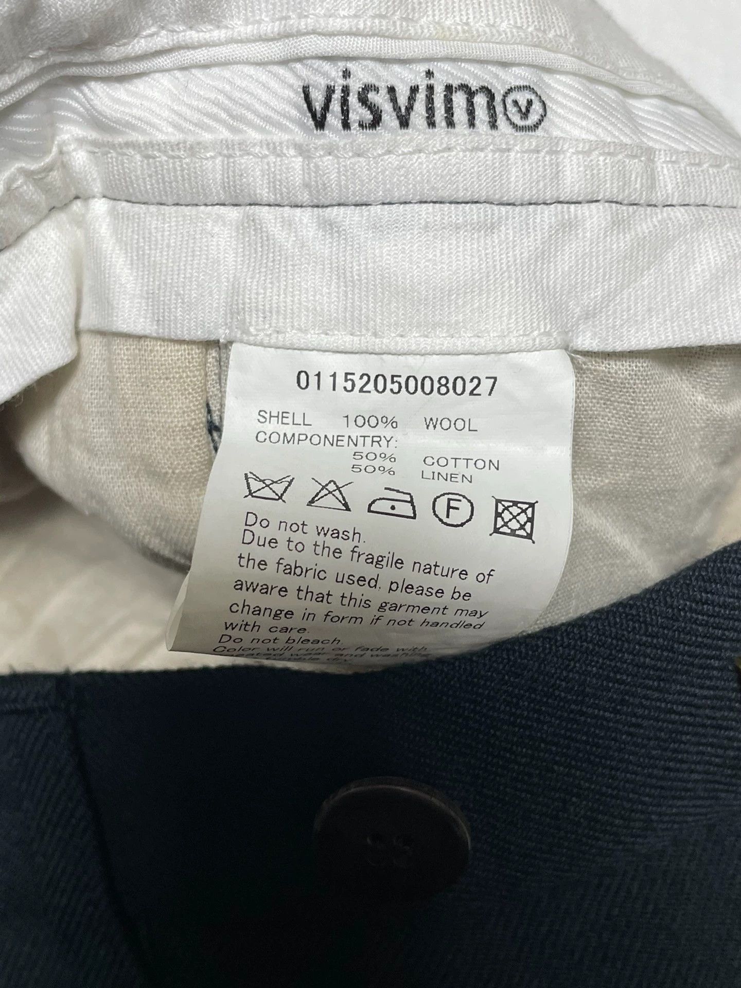 Visvim High-Water Wool Pants in Black Size US 32 / EU 48 - 3 Thumbnail