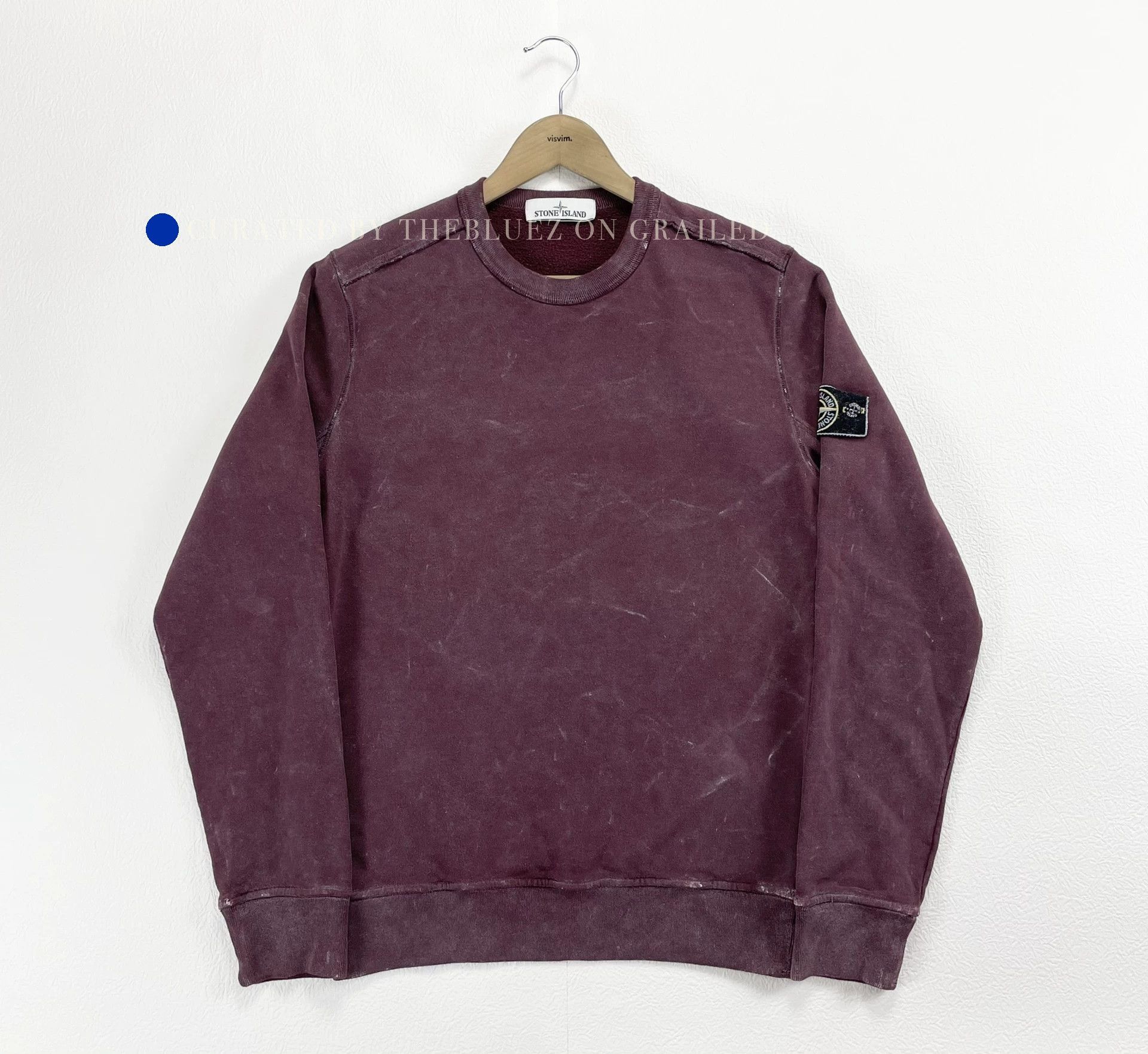 Stone Island Frosted Hoodie in Rich Purple Size US S / EU 44-46 / 1 - 2 Thumbnail