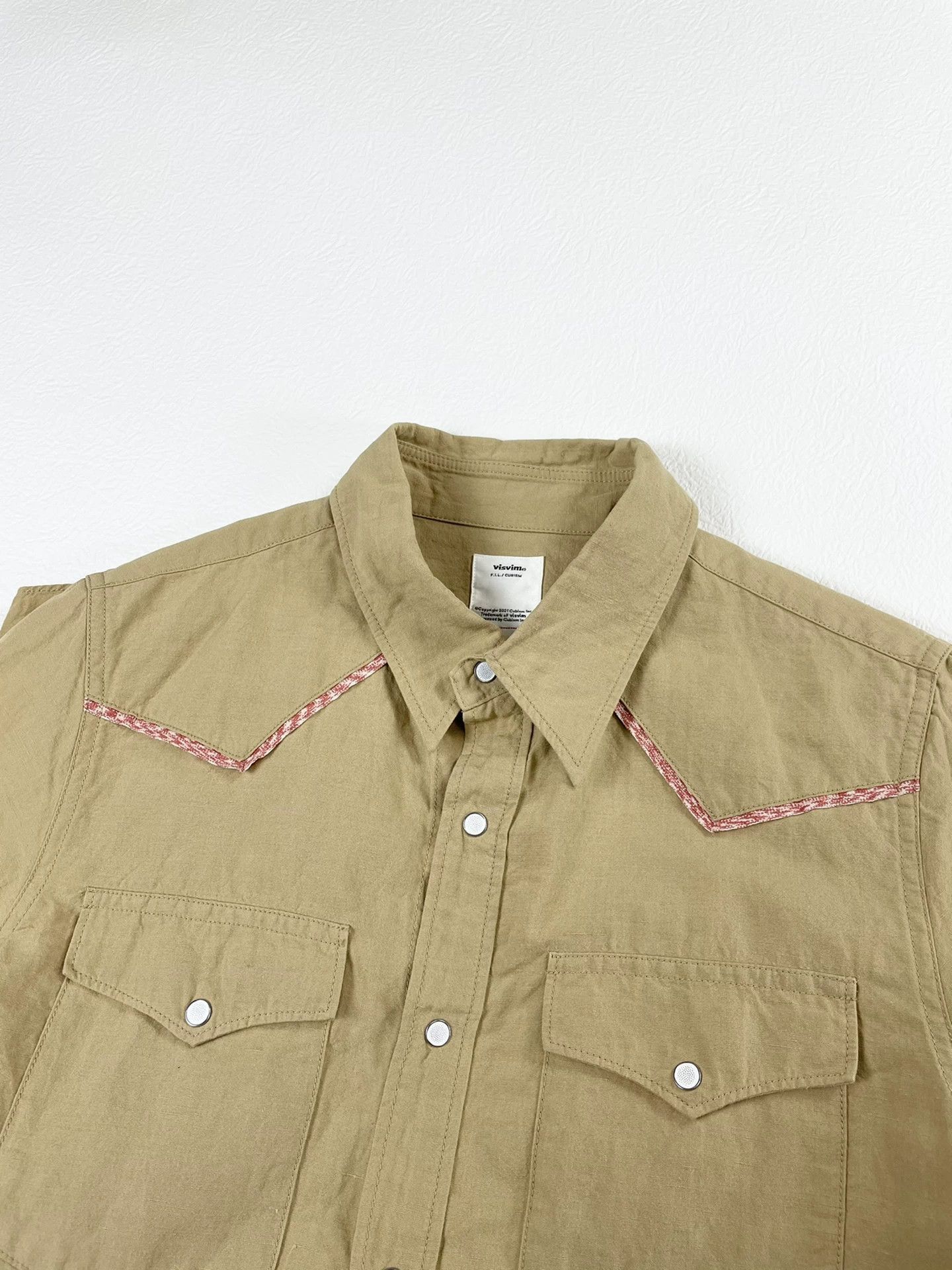 Visvim Paneled Denim Button-Up Shirt Size US M / EU 48-50 / 2 - 3 Thumbnail