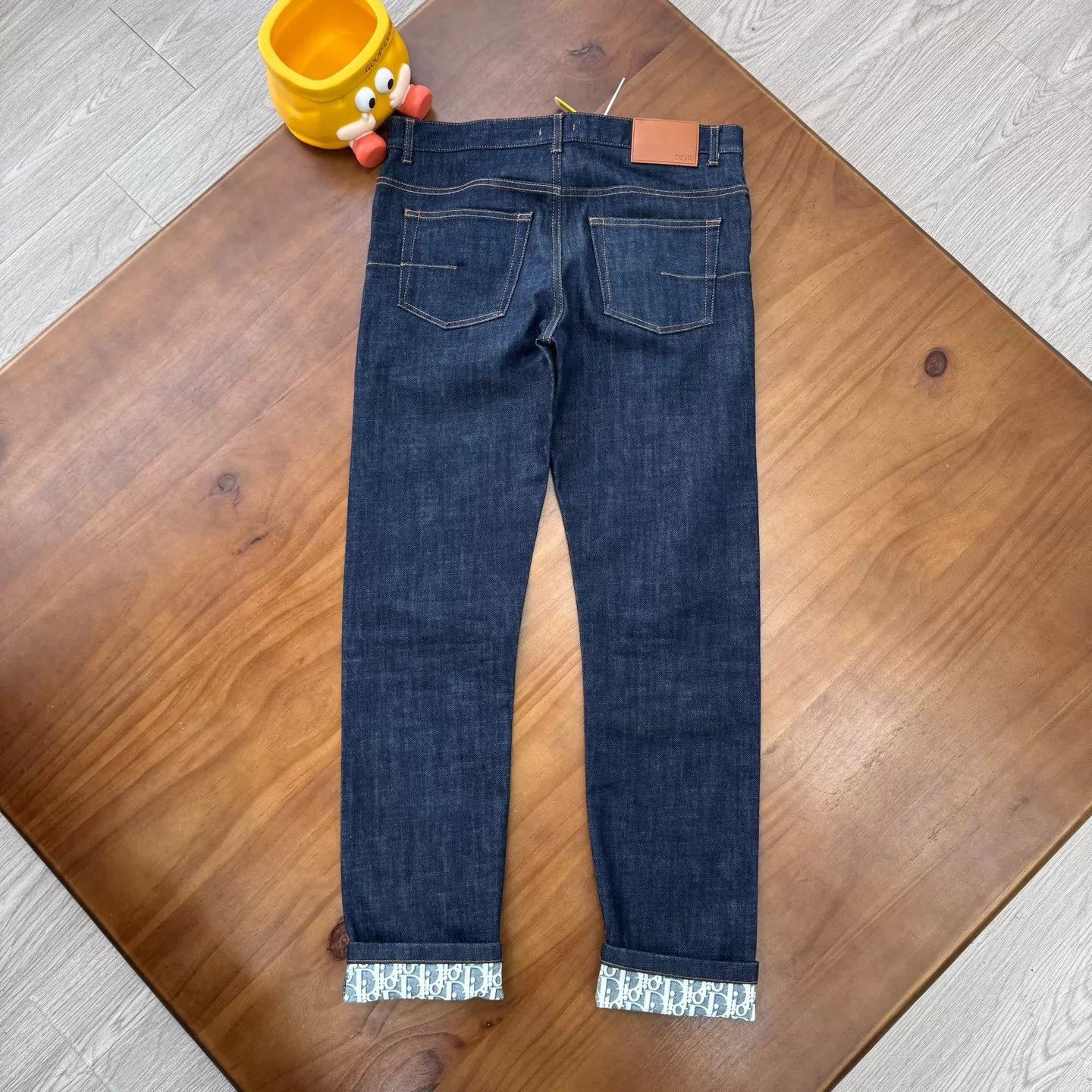 Dior Cuffed Denim Jeans in Blue, Size 30 Size US 30 / EU 46 - 2 Thumbnail