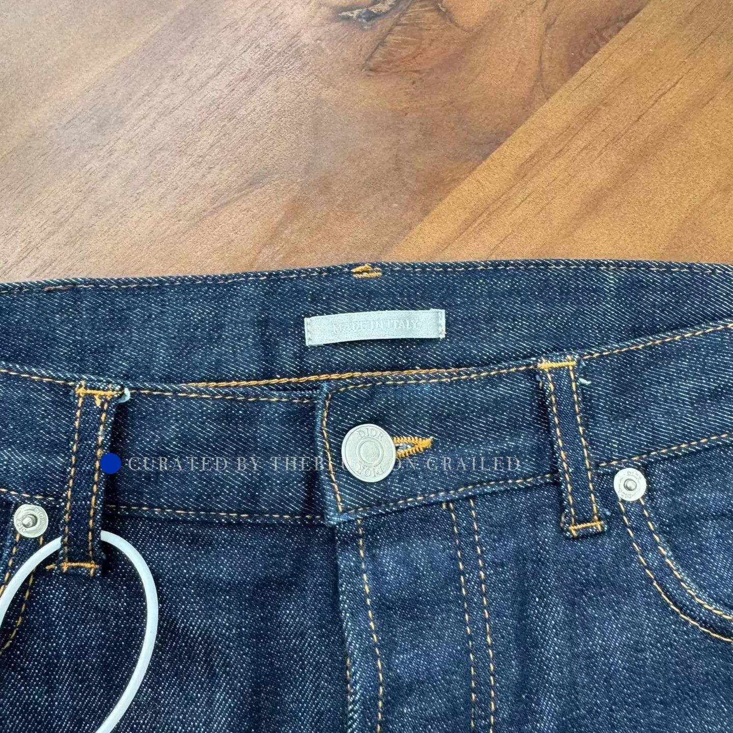 Dior Cuffed Denim Jeans in Blue, Size 30 Size US 30 / EU 46 - 5 Thumbnail
