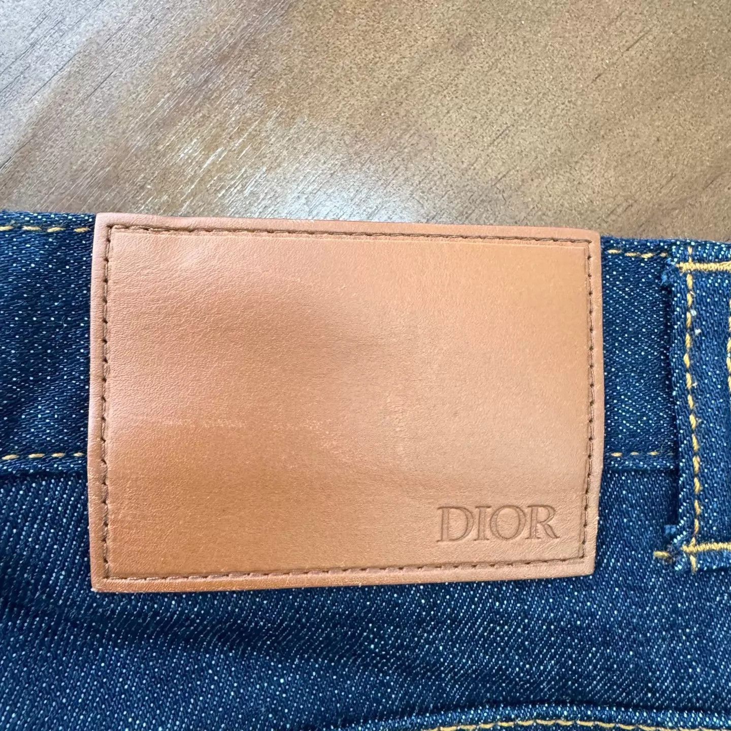Dior Cuffed Denim Jeans in Blue, Size 30 Size US 30 / EU 46 - 6 Thumbnail