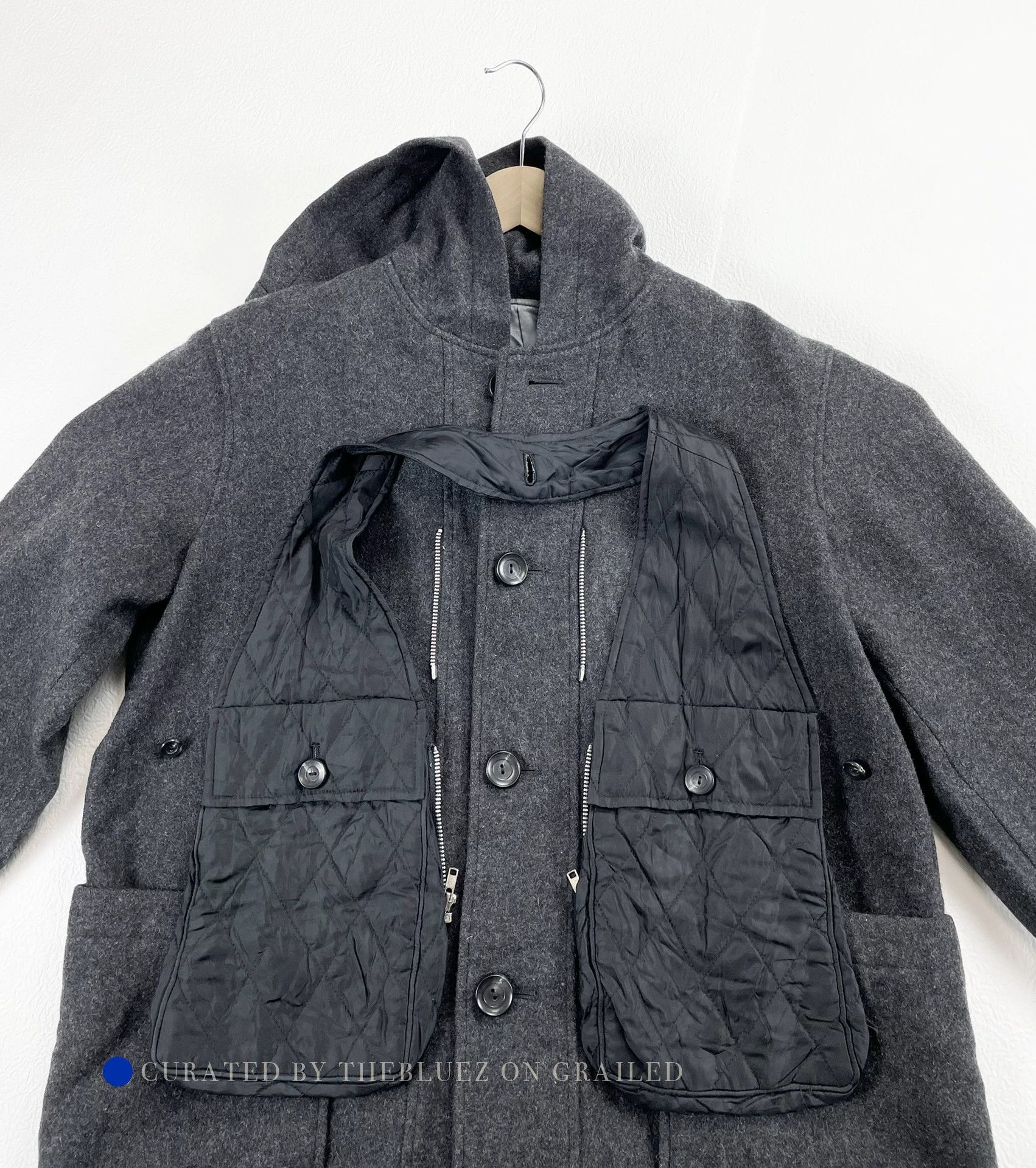 Issey Miyake Tactical Wool Detachable Pocket Jacket Size US M / EU 48-50 / 2 - 5 Thumbnail