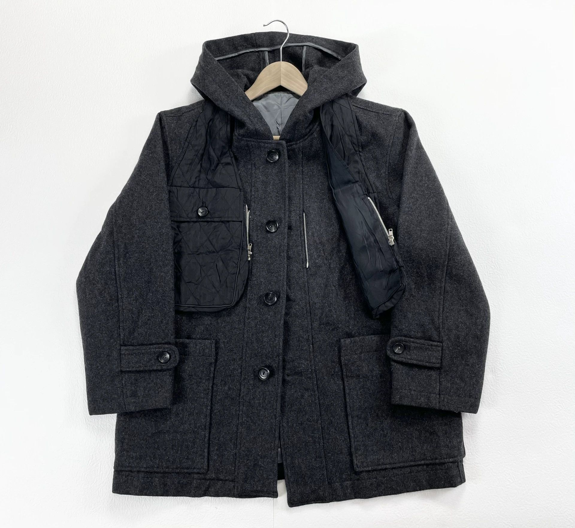 Issey Miyake Tactical Wool Detachable Pocket Jacket Size US M / EU 48-50 / 2 - 2 Thumbnail