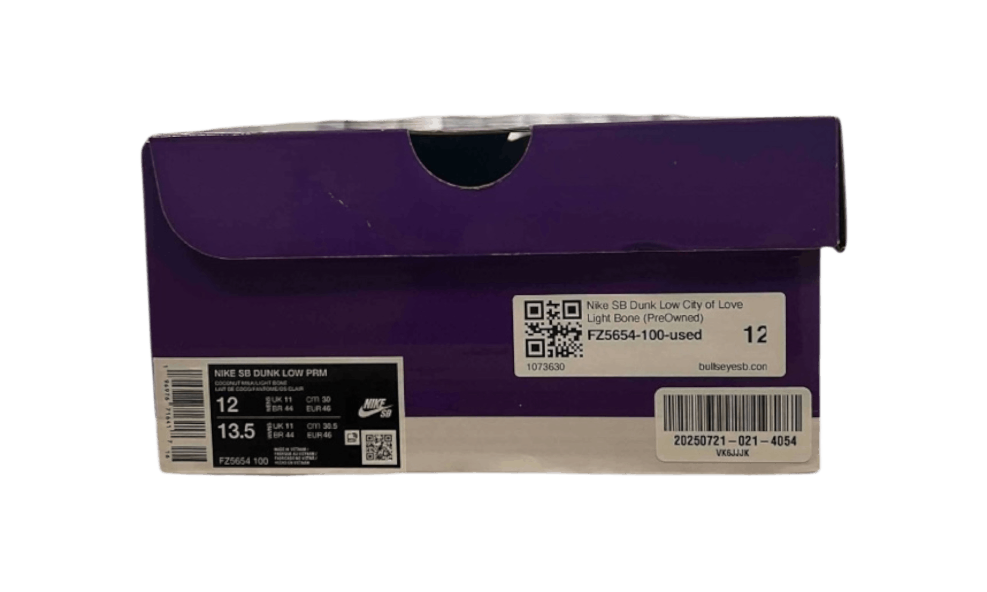 Nike SB Dunk Low City of Love Light Bone (PreOwned) Size US 12 / EU 45 - 8 Thumbnail