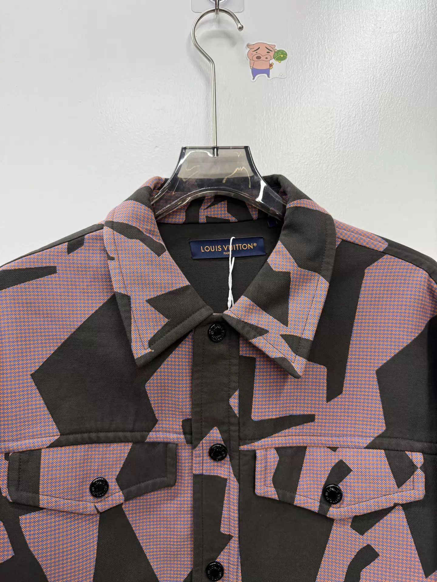 Louis Vuitton Geometric Pattern Jacket in Pink and Brown Size US L / EU 52-54 / 3 - 2 Thumbnail