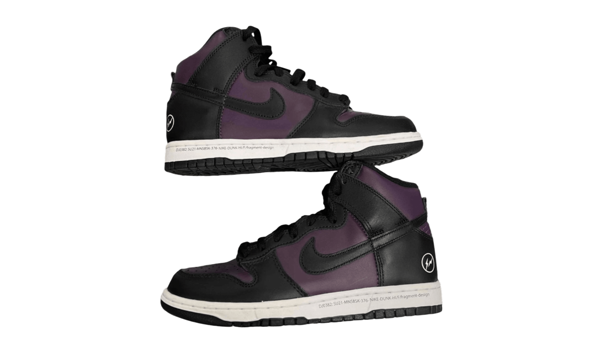 Nike Dunk High Fragment Beijing (2021) (Preowned) Size US 6 / EU 39 - 2 Thumbnail