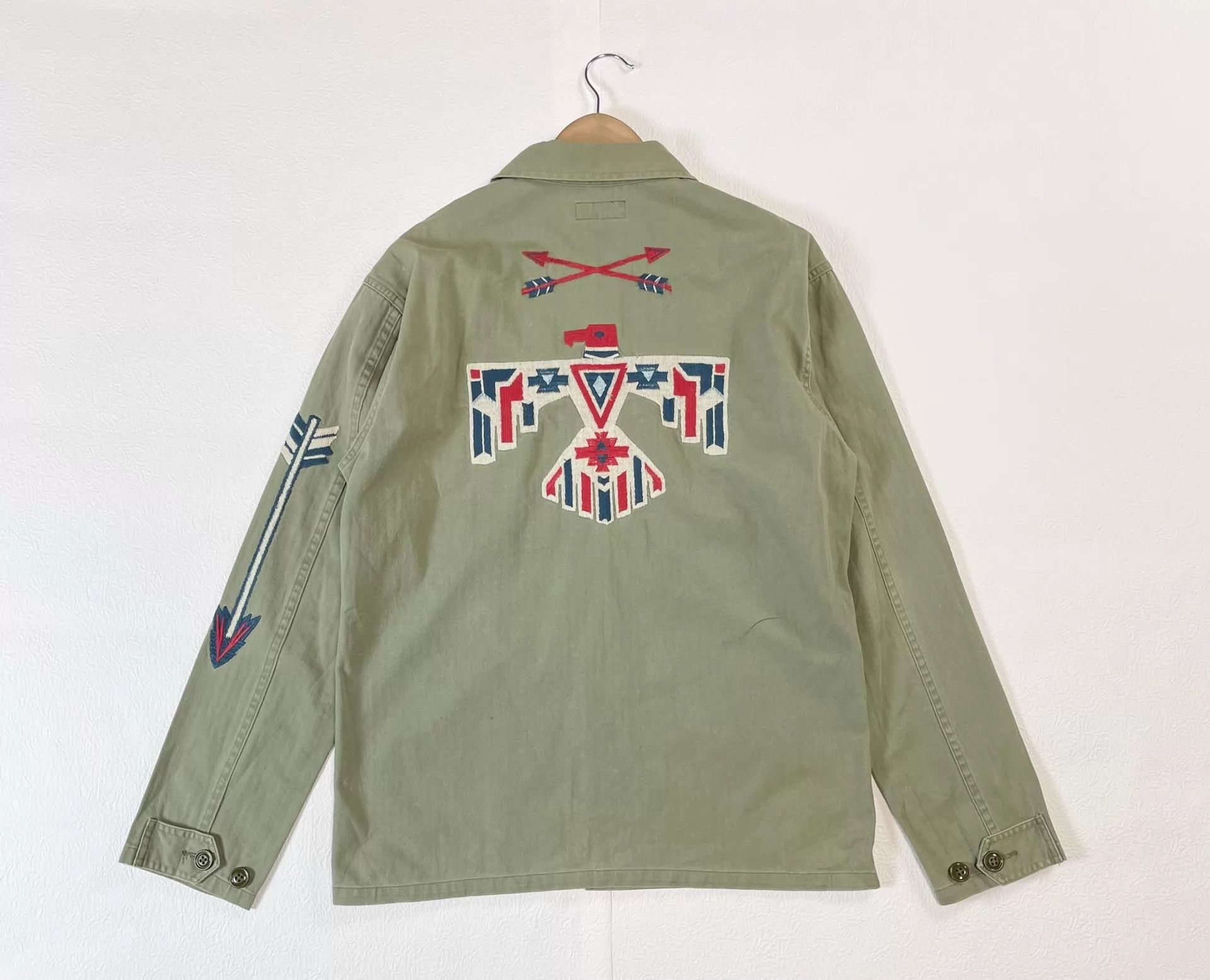 Polo Ralph Lauren Thunderbird Herringbone Workshirt Jacket Size US S / EU 44-46 / 1 - 2 Thumbnail