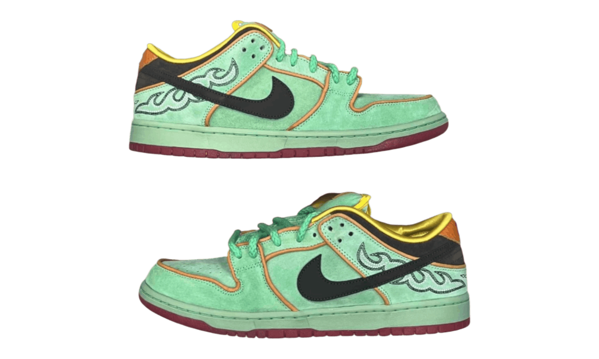 Nike SB Dunk Low Rodeo Tourmaline (PreOwned) Size US 12 / EU 45 - 2 Thumbnail