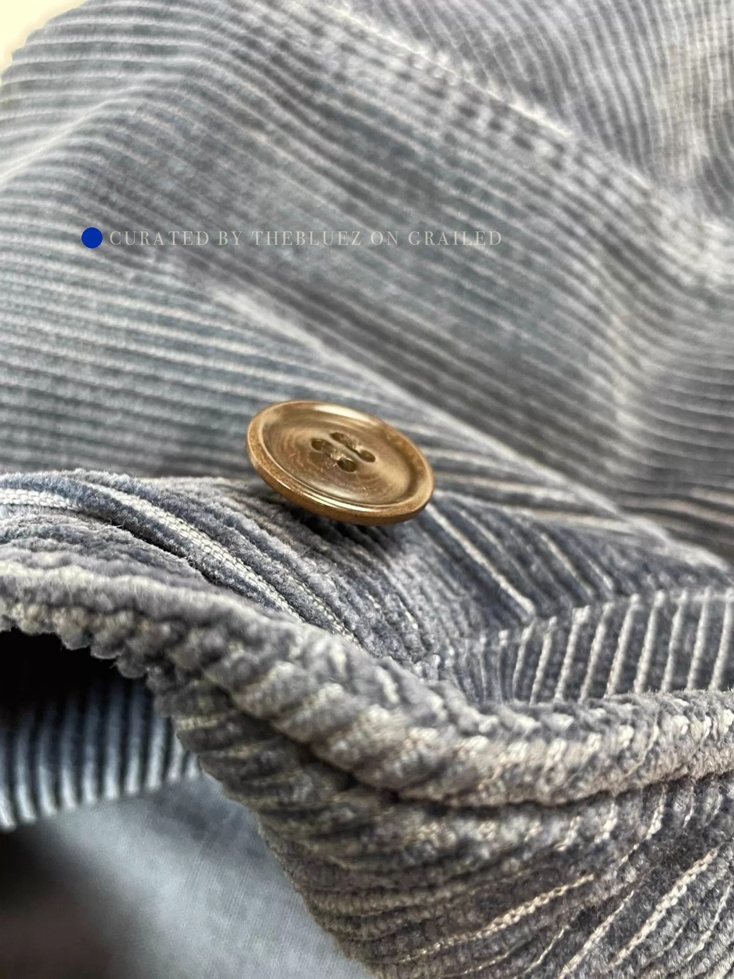 Visvim Indigo Corduroy Shawl Jacket Size US S / EU 44-46 / 1 - 4 Thumbnail
