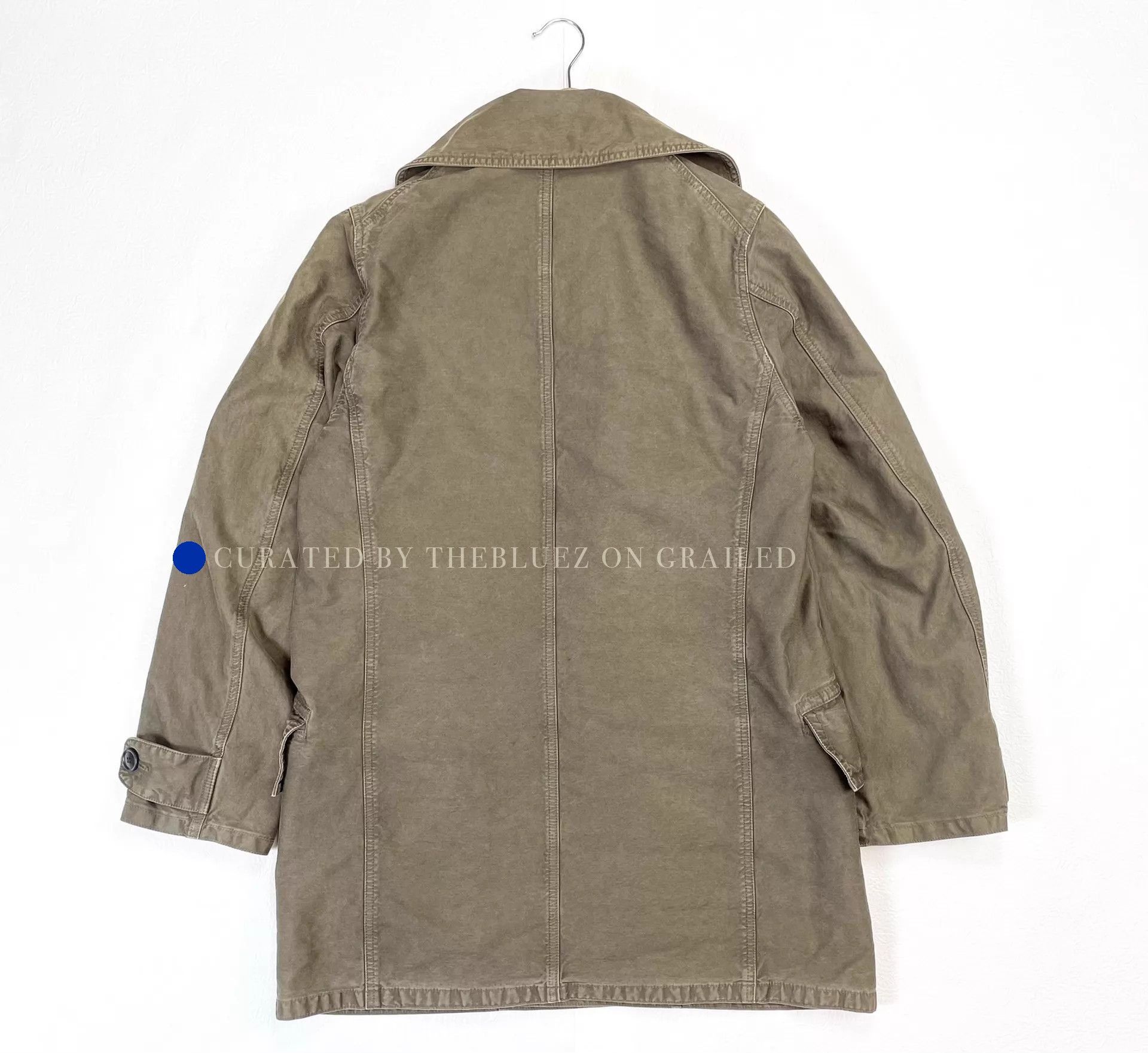 Visvim Double-Breasted Beige Coat in Size M Size US M / EU 48-50 / 2 - 3 Thumbnail