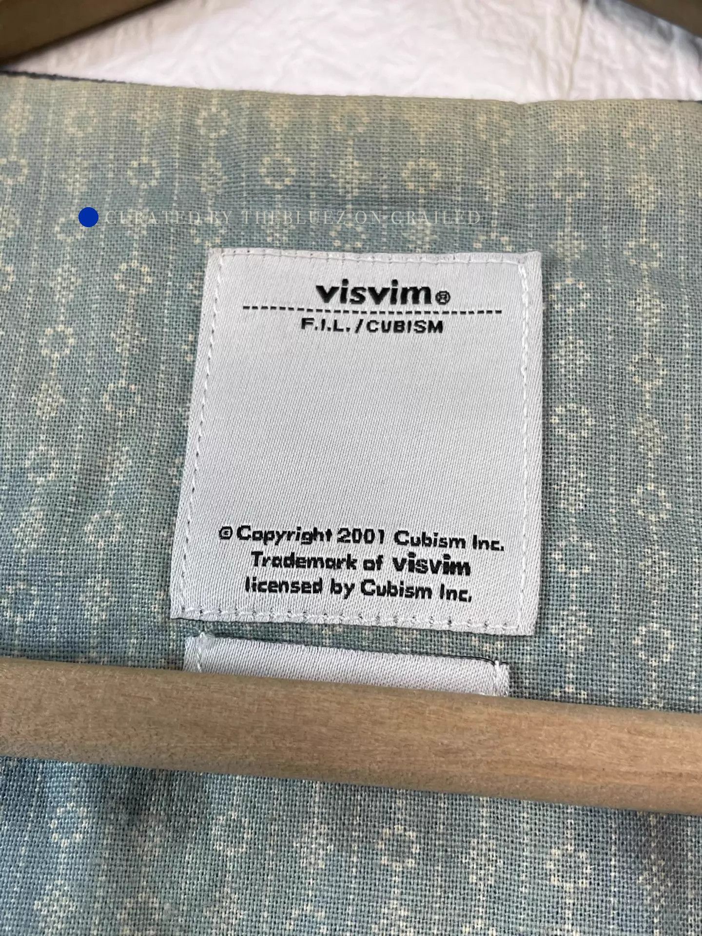 Visvim Velvet Button Sweatshirt in Blue Size US S / EU 44-46 / 1 - 6 Thumbnail