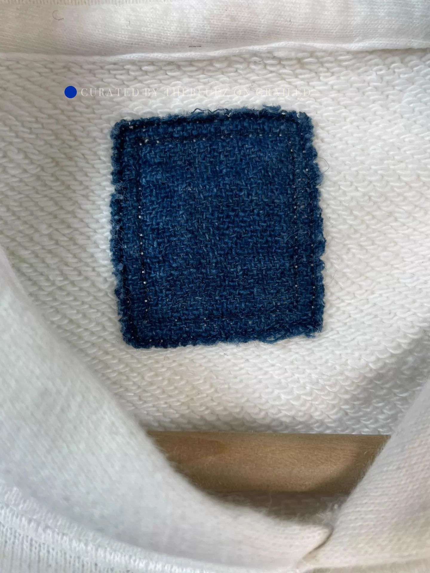Visvim Vintage White Hoodie with Handmade Patches Size US M / EU 48-50 / 2 - 4 Thumbnail