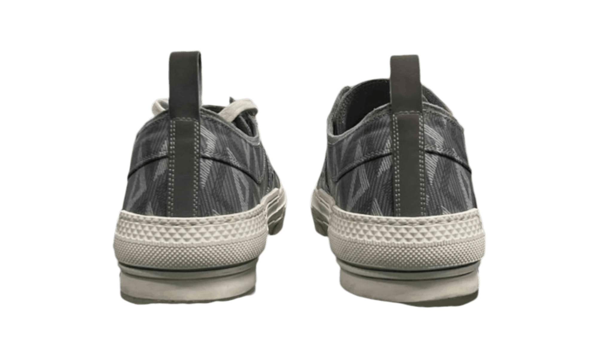 Dior B23 Low Top Gray CD Diamond Sneakers (PreOwned) Size US 11 / EU 44 - 5 Thumbnail
