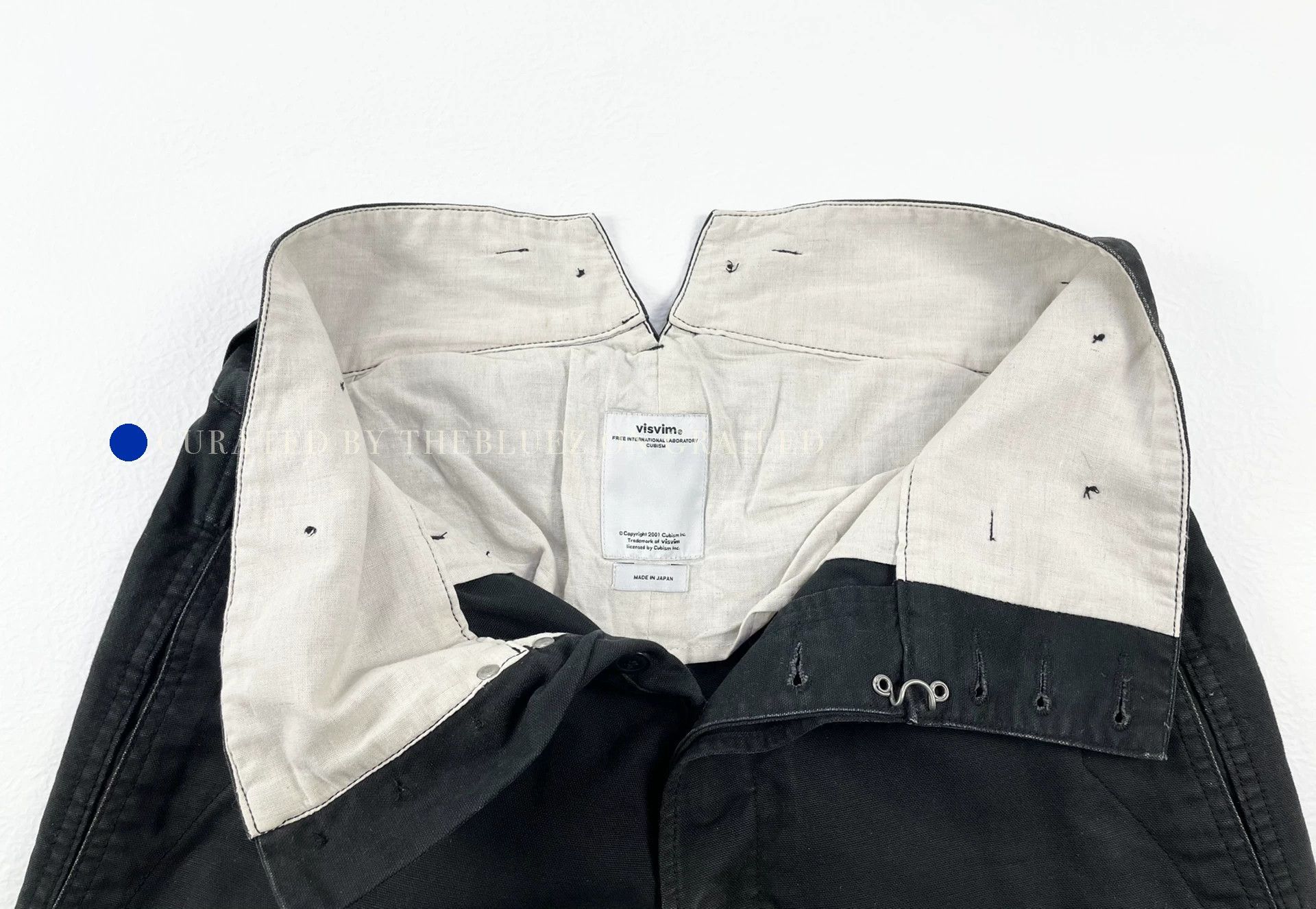 Visvim Vintage High-Waisted Black Canvas Pants Size US 30 / EU 46 - 4 Thumbnail