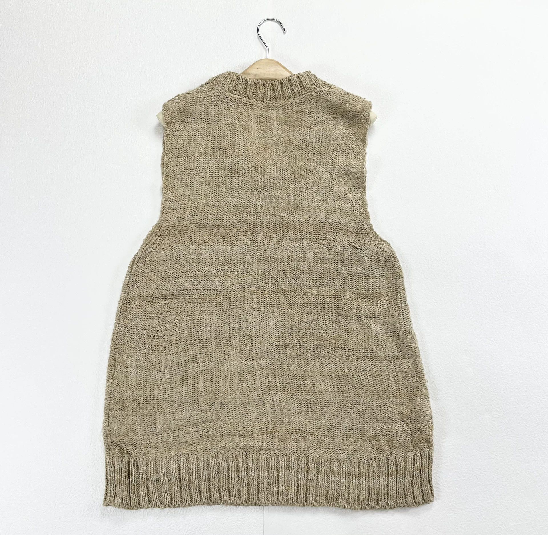 Visvim Lightweight Beige Knit Vest Size US M / EU 48-50 / 2 - 3 Thumbnail