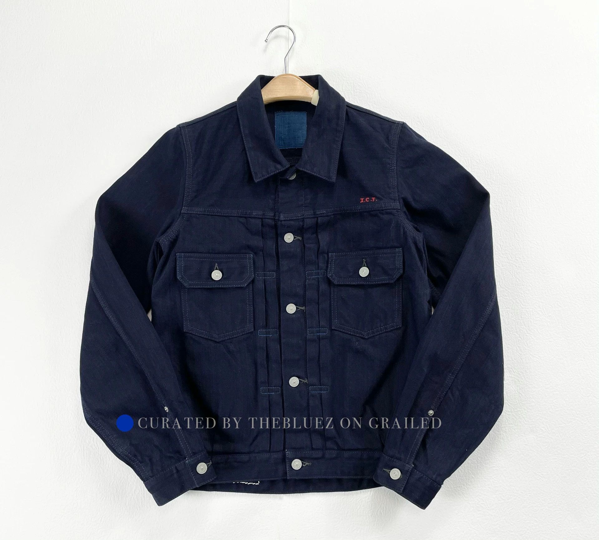 Visvim Natural Dyed Denim Jacket - Size S Size US S / EU 44-46 / 1 - 2 Thumbnail