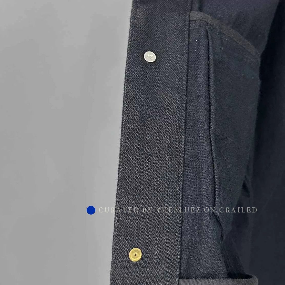 Louis Vuitton Vintage Washed Black Denim Jacket Size US L / EU 52-54 / 3 - 5 Thumbnail