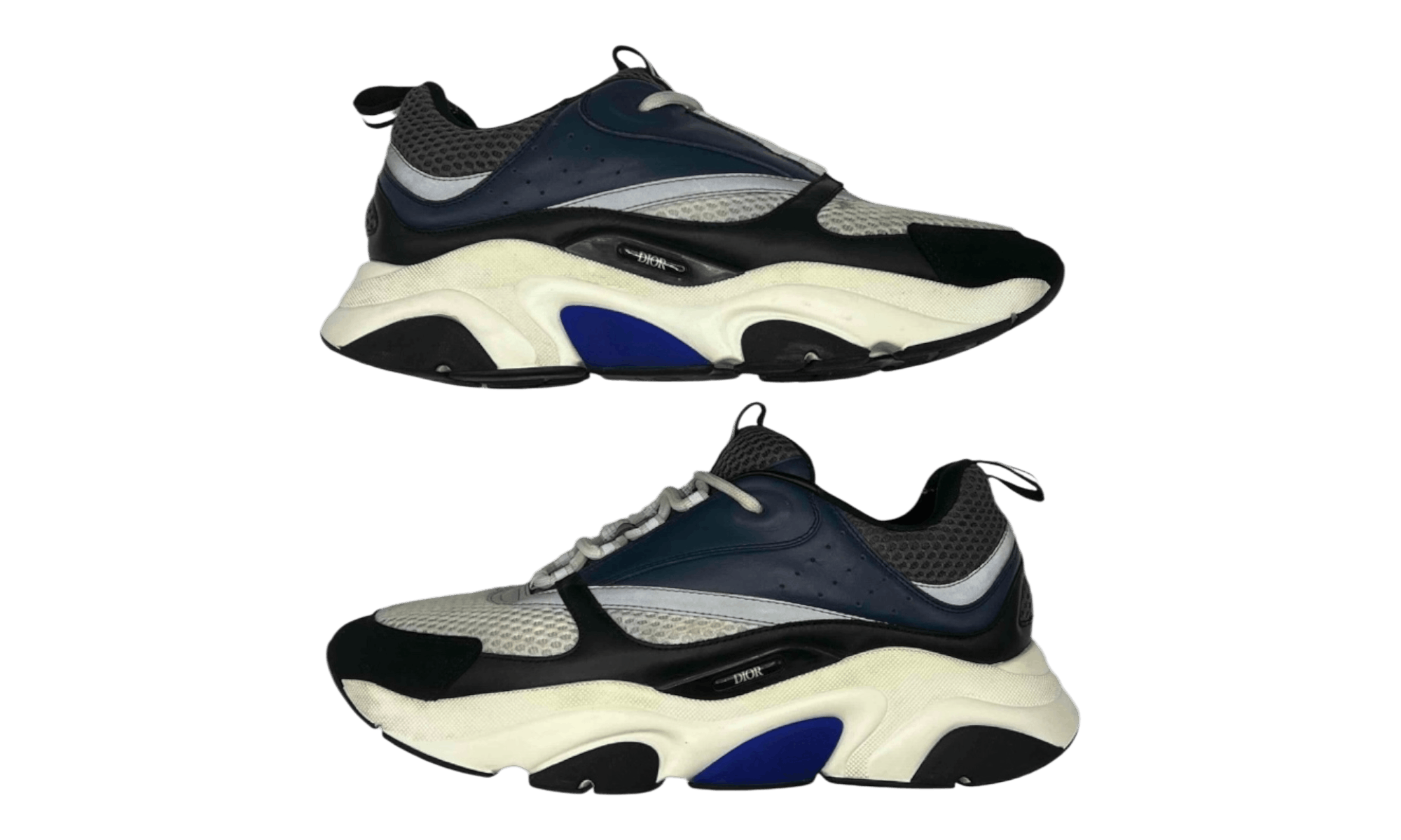 Dior B22 Blue Black (Preowned) Size US 12 / EU 45 - 2 Thumbnail