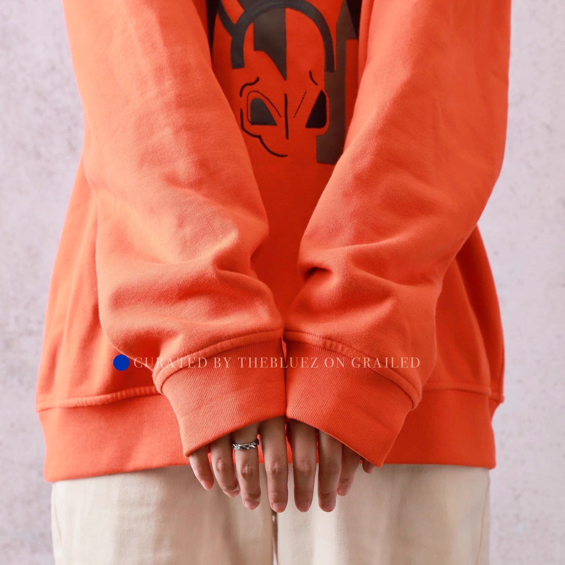 Hermes Vibrant Orange Hoodie in Size L Size US L / EU 52-54 / 3 - 3 Thumbnail