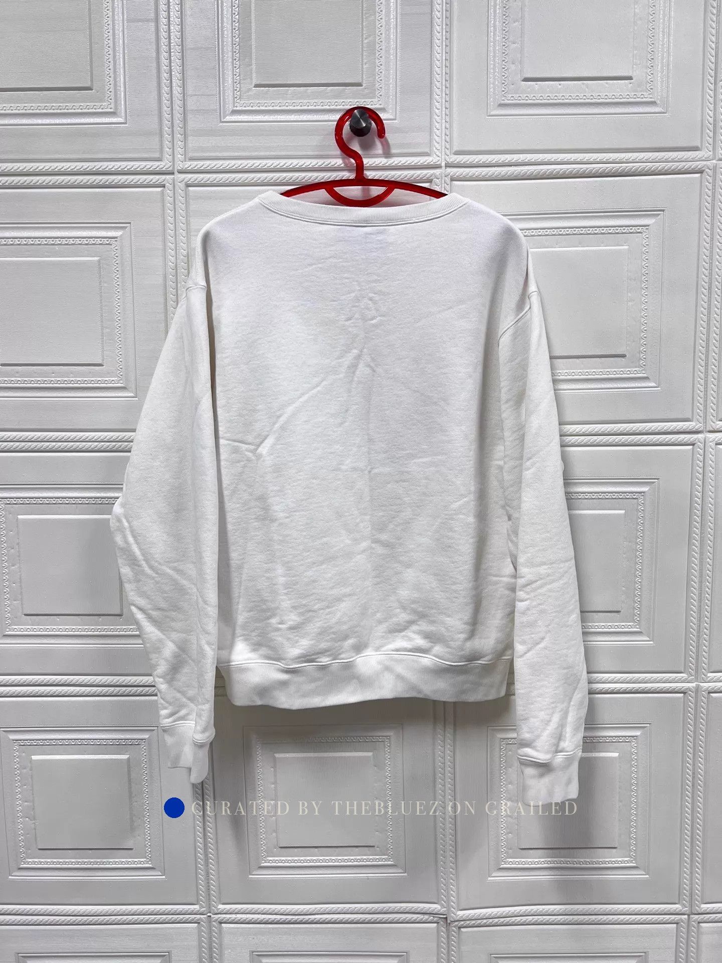 Gucci GG Stripe Print Sweatshirt in White Size US XS / EU 42 / 0 - 2 Thumbnail