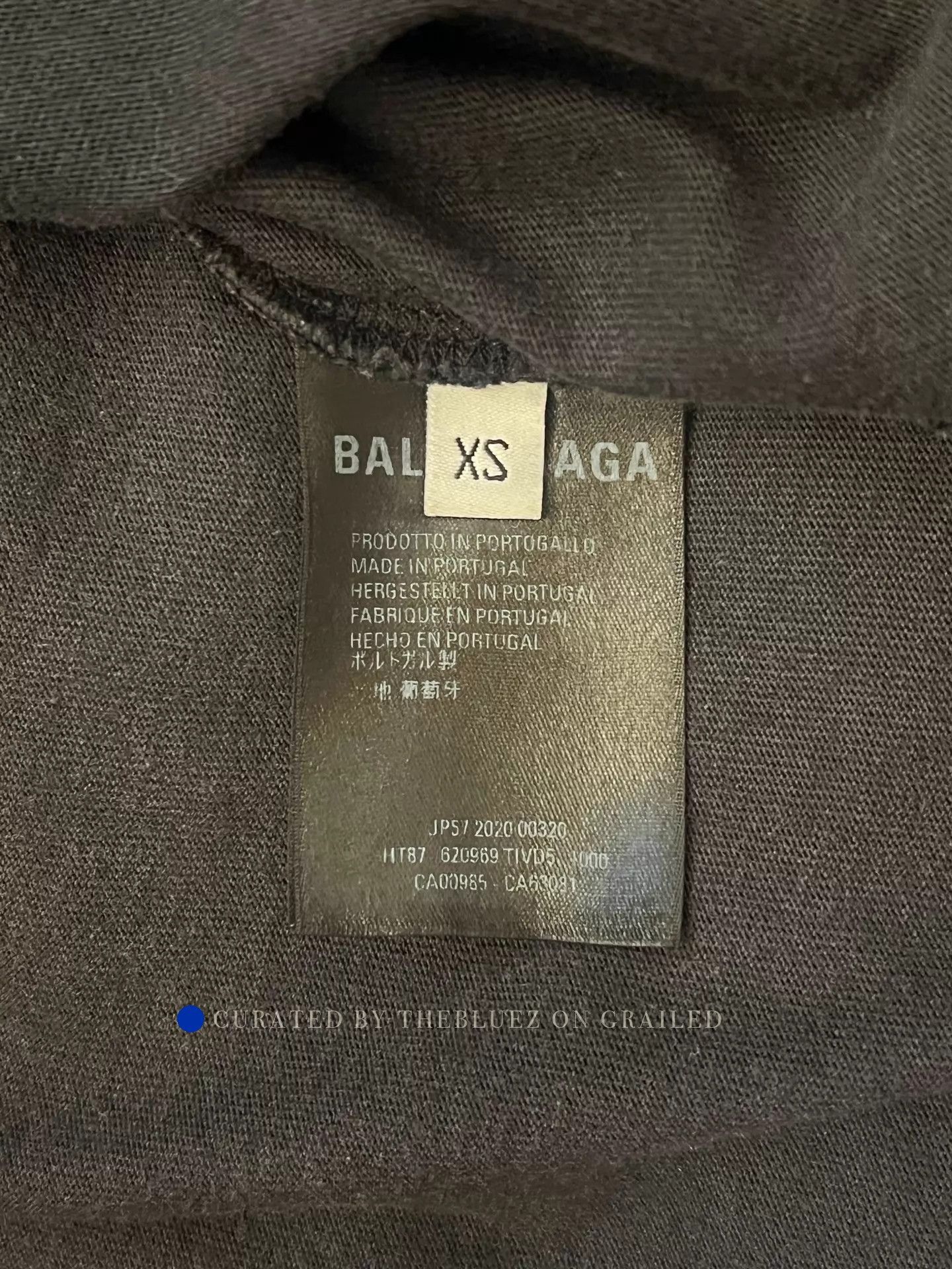 Balenciaga Gymwear Short Sleeve Tee in Black Size US XS / EU 42 / 0 - 4 Thumbnail