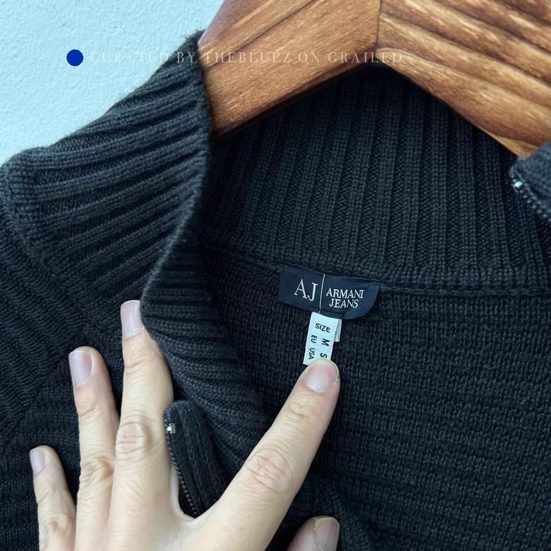 Armani Vintage Deconstructed Knit Sweater Size US S / EU 44-46 / 1 - 4 Thumbnail