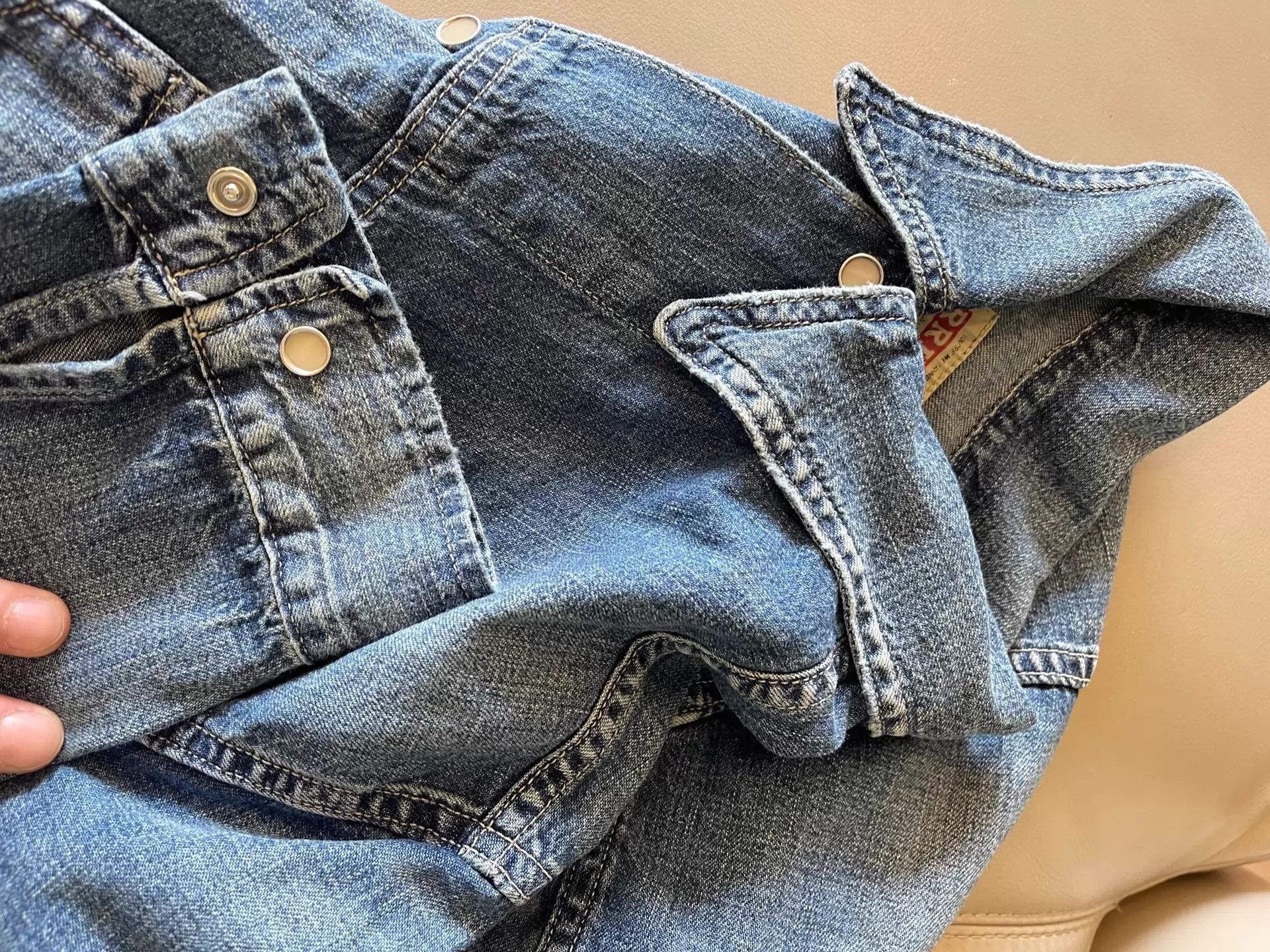 RRL Ralph Lauren Vintage Lightweight Blue Denim Jacket Size US S / EU 44-46 / 1 - 4 Thumbnail