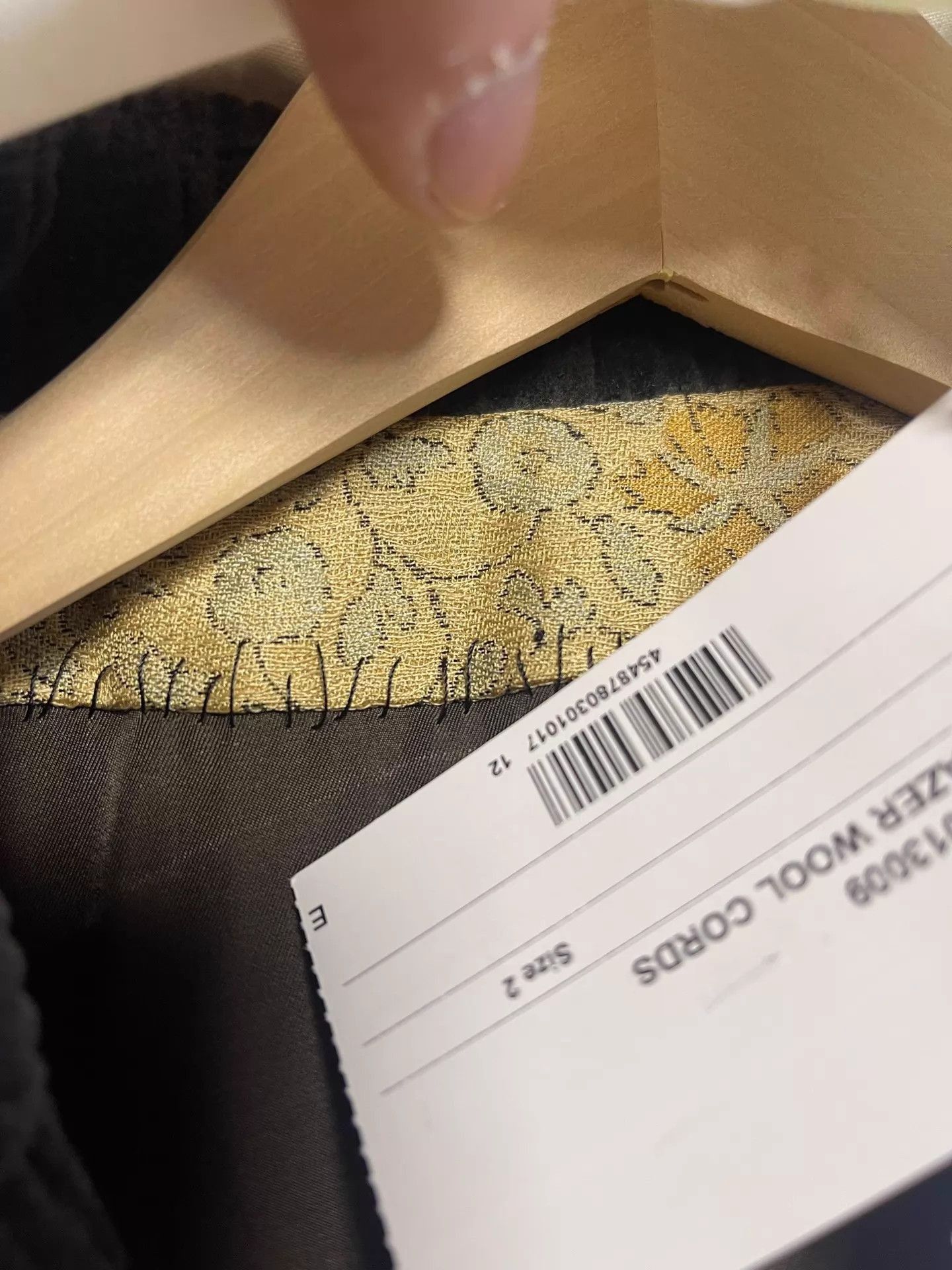 Visvim Gray Wool Corduroy Blazer Size US M / EU 48-50 / 2 - 4 Thumbnail