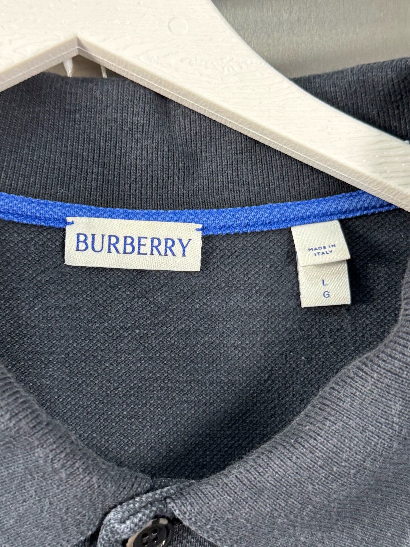 Burberry Classic Black Polo Shirt - Size L Size US L / EU 52-54 / 3 - 6 Thumbnail