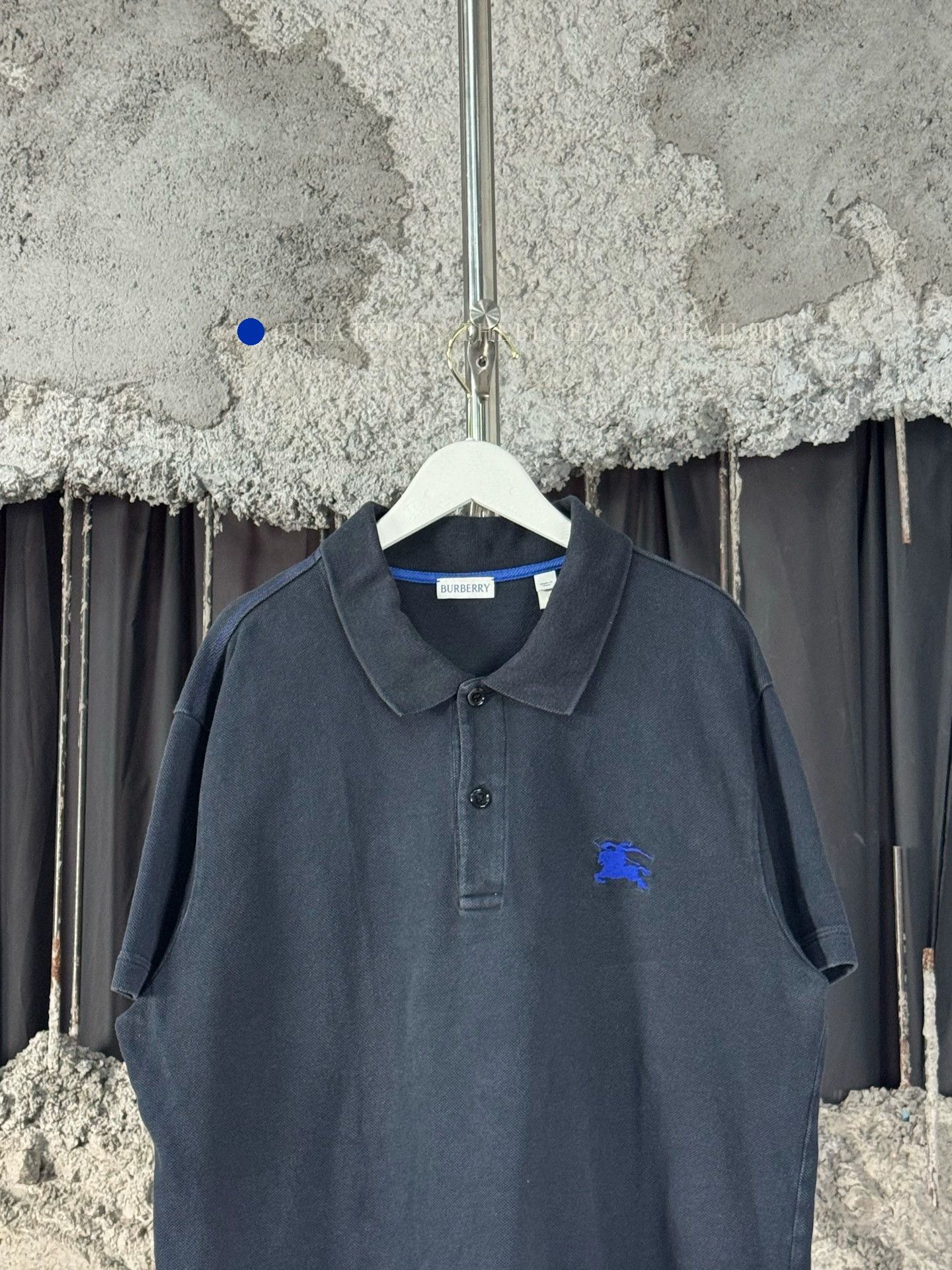 Burberry Classic Black Polo Shirt - Size L Size US L / EU 52-54 / 3 - 3 Thumbnail