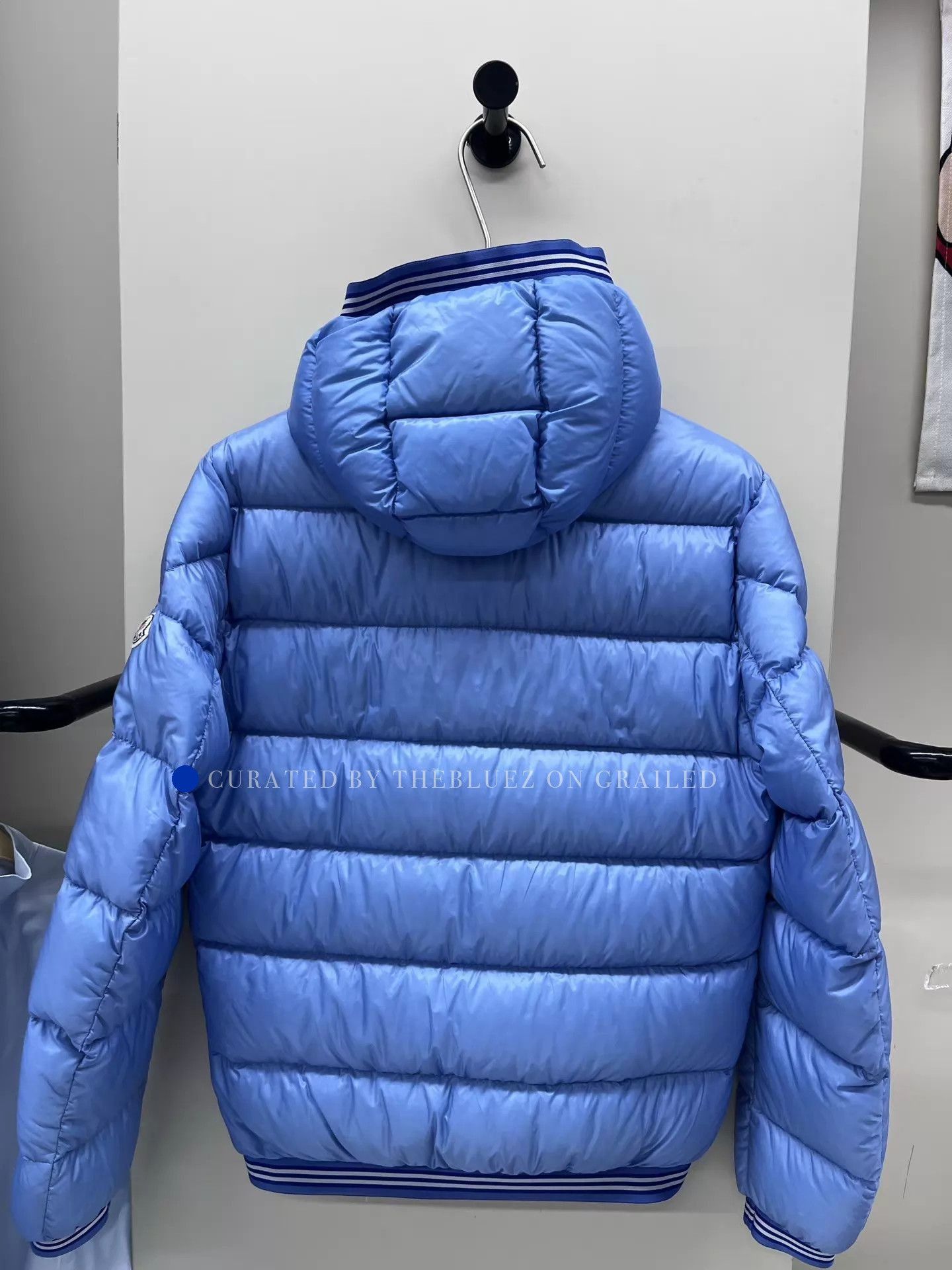 Moncler Jeanbart Mist Blue Down Jacket Size US S / EU 44-46 / 1 - 2 Thumbnail