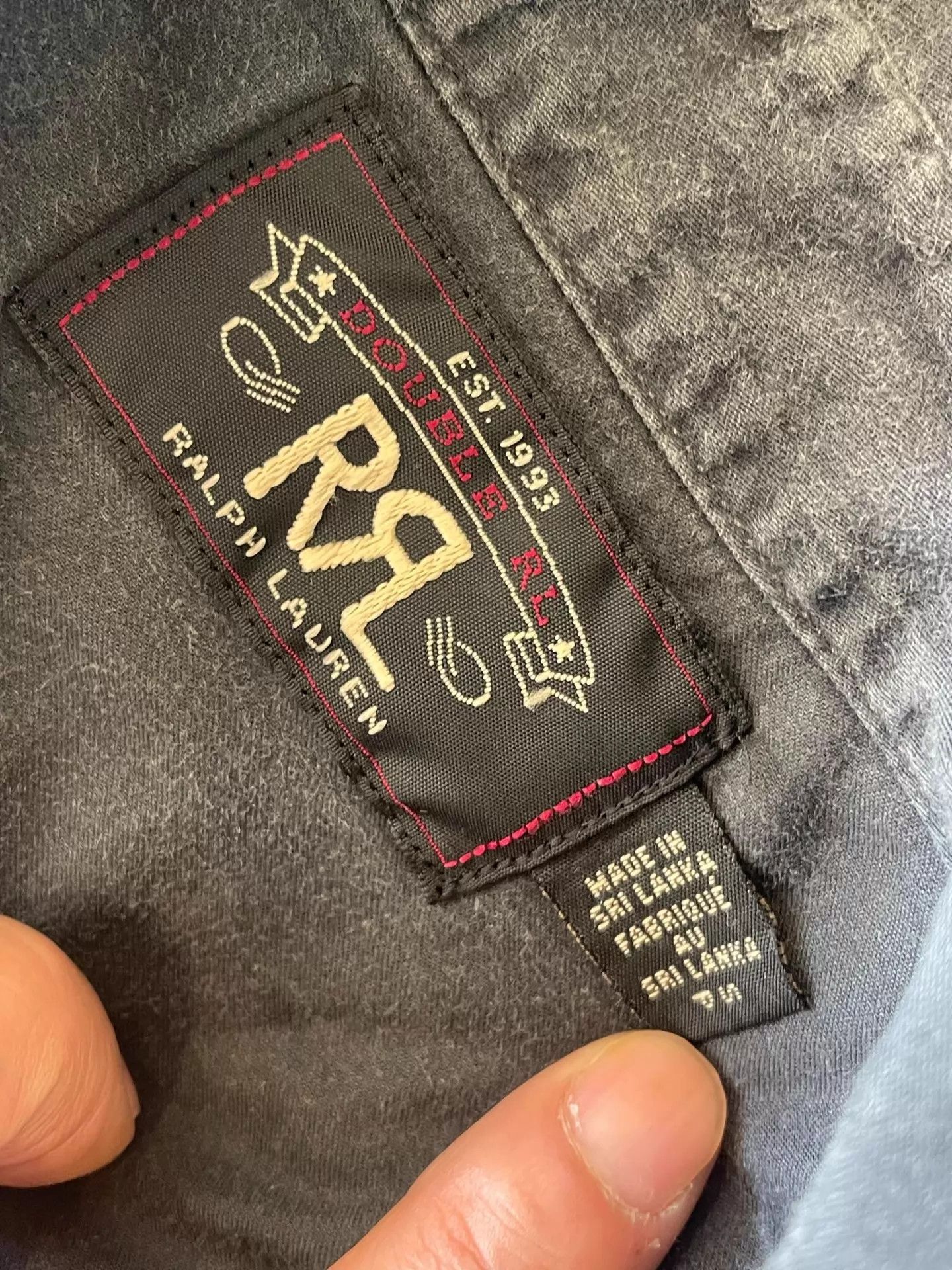 RRL Ralph Lauren Distressed Black Western Button-Up Shirt Size US S / EU 44-46 / 1 - 9 Thumbnail