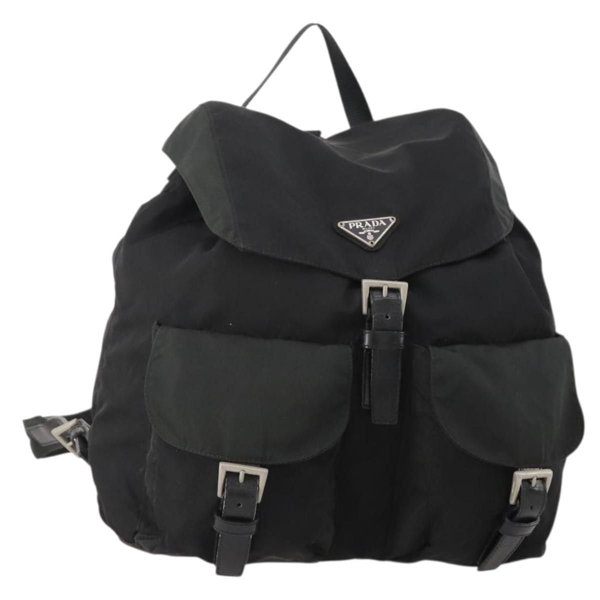 Prada Prada Double Front Pocket Backpack Tessuto Size ONE SIZE - 14 Thumbnail