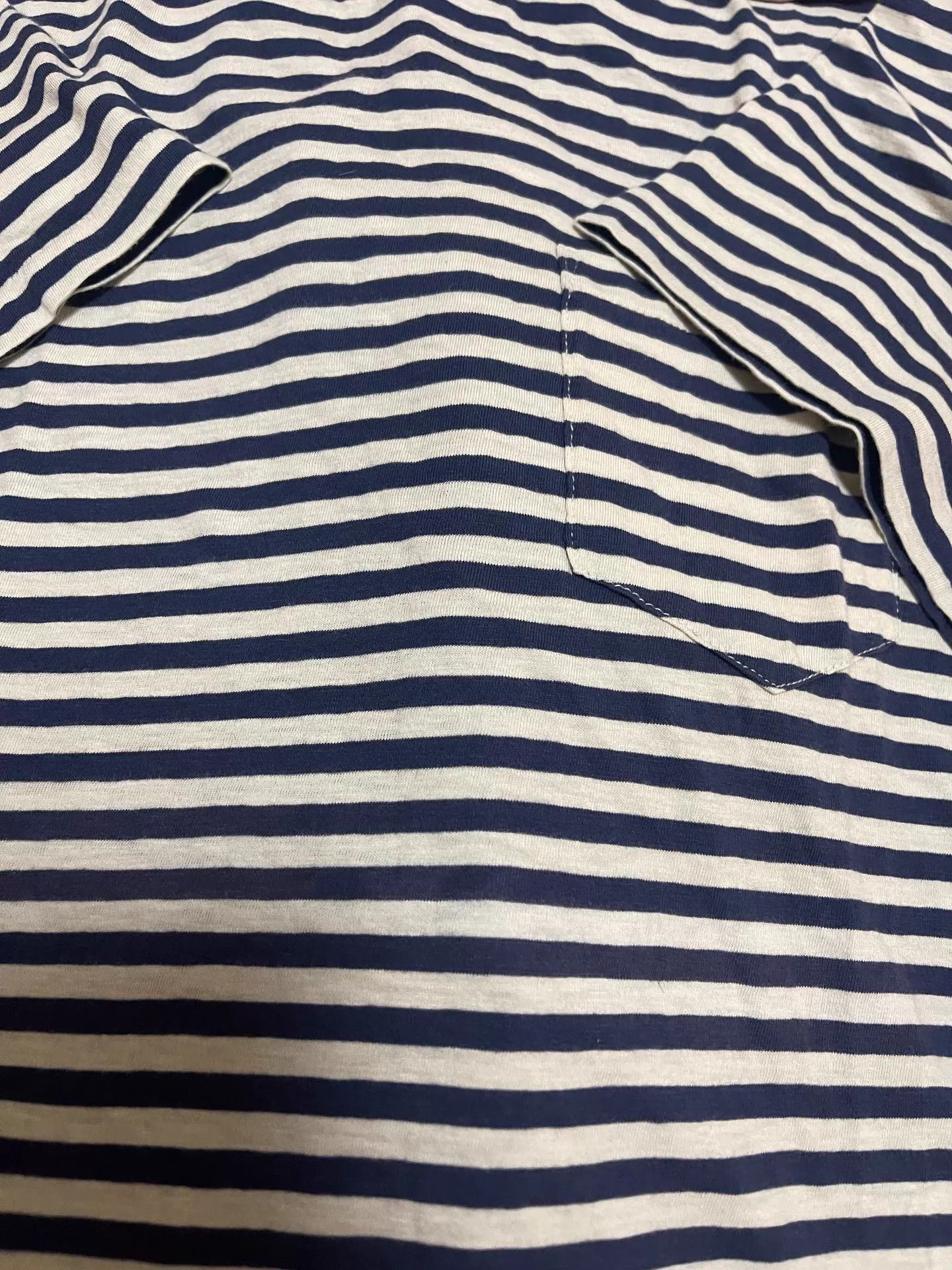 RRL Ralph Lauren Striped Indigo Double RL Tee in M Size US M / EU 48-50 / 2 - 5 Thumbnail