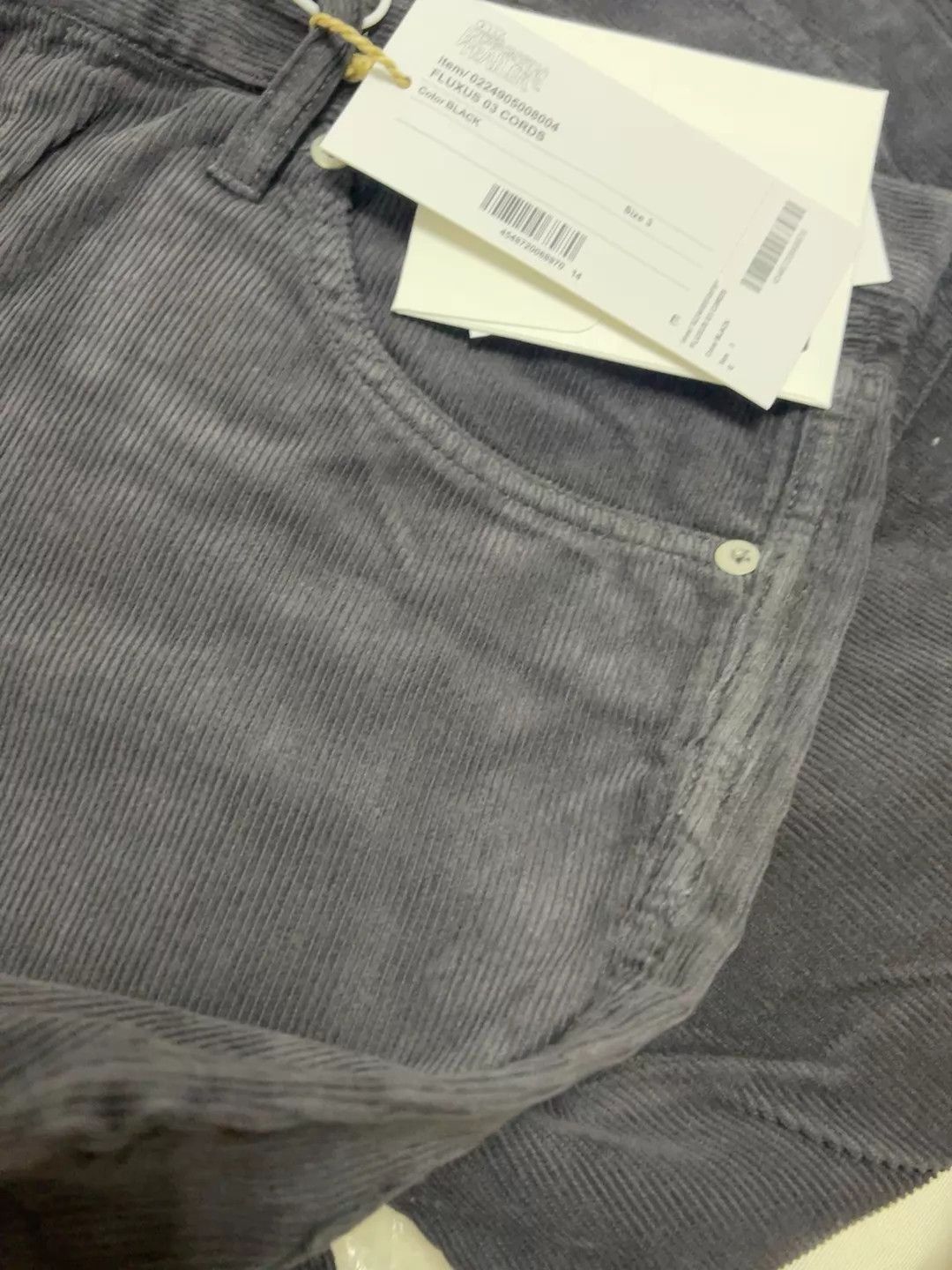 Visvim Unworn Black Corduroy Casual Pants Size US 34 / EU 50 - 9 Thumbnail