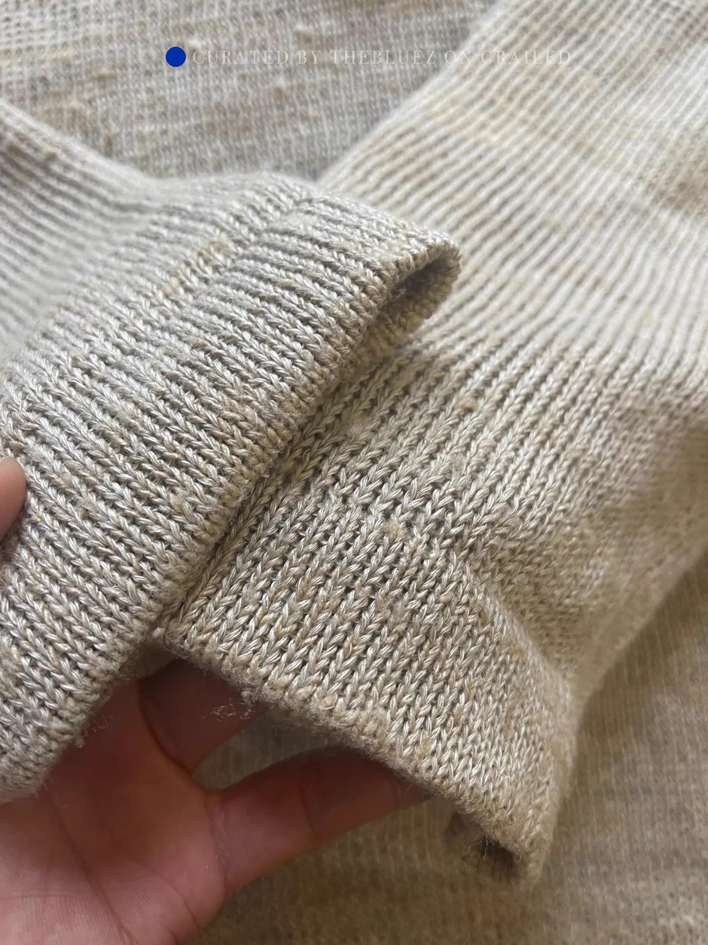 Visvim Beige Boat Neck Knit Sweater Size US L / EU 52-54 / 3 - 6 Thumbnail