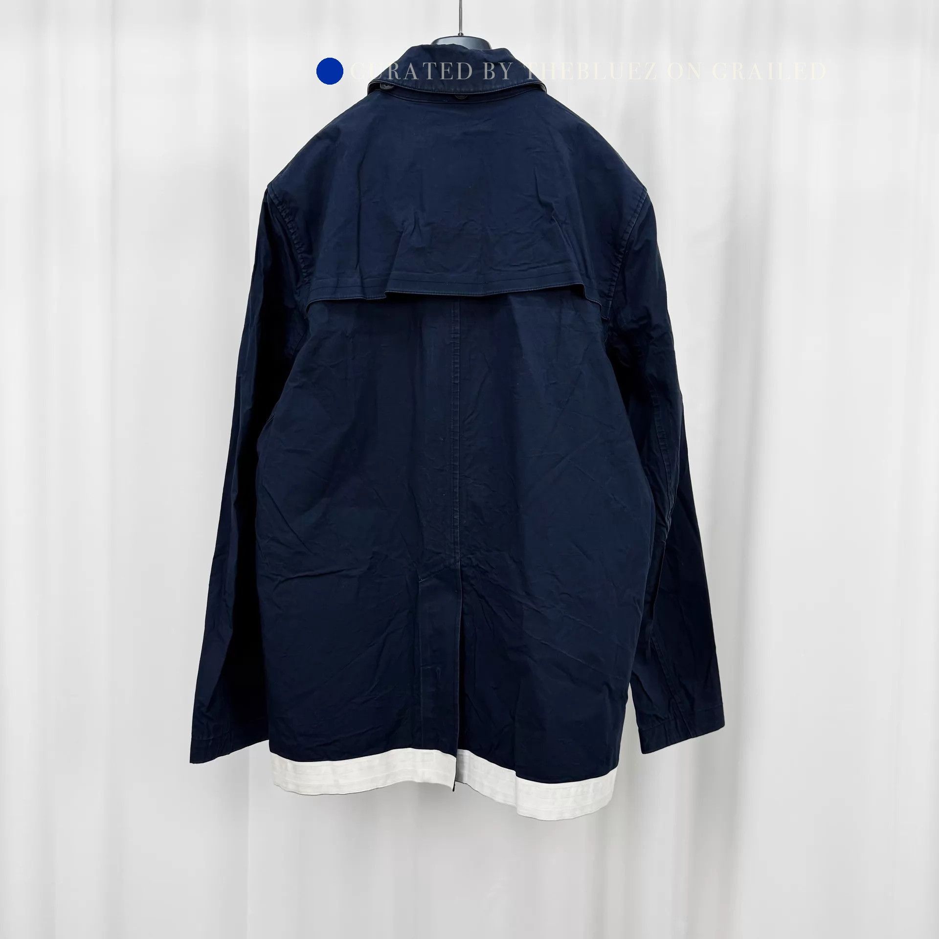 Burberry Navy Blue Trench Coat in Size L Size US L / EU 52-54 / 3 - 2 Thumbnail