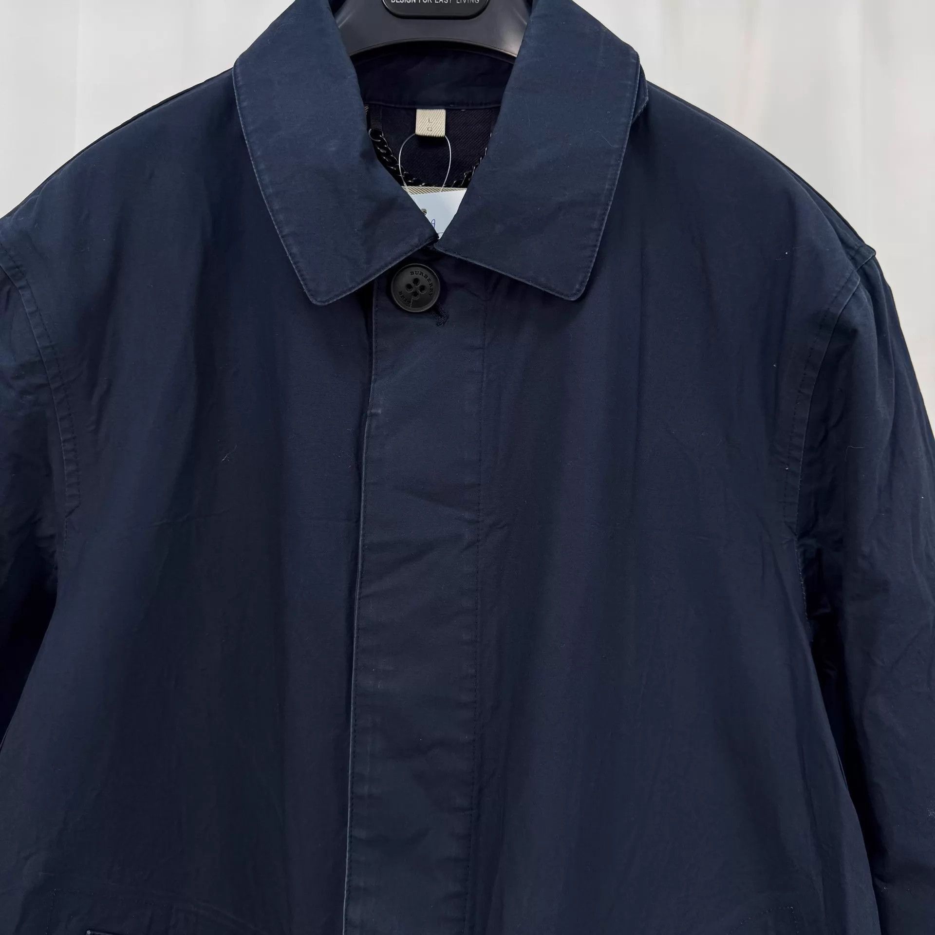 Burberry Navy Blue Trench Coat in Size L Size US L / EU 52-54 / 3 - 3 Thumbnail