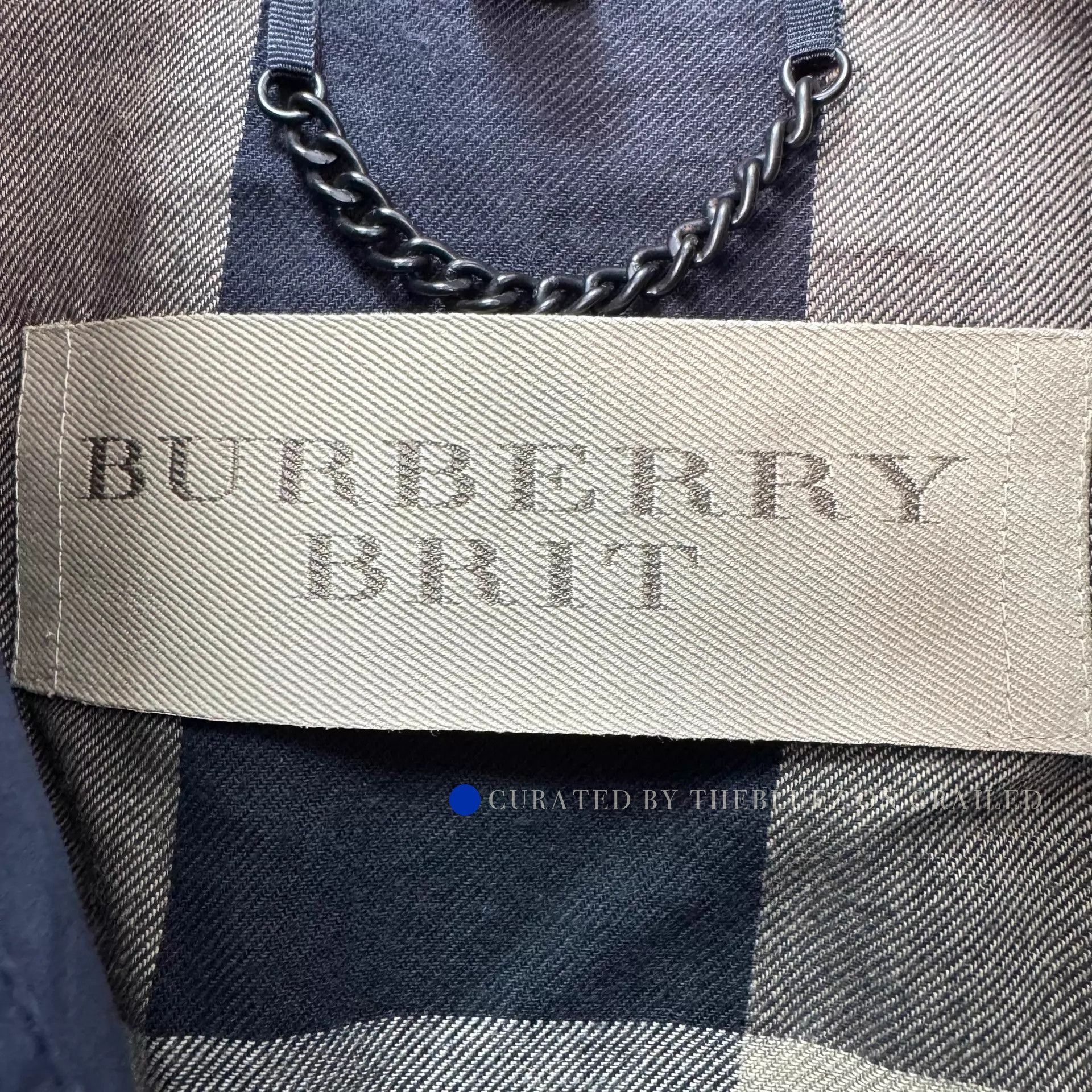 Burberry Navy Blue Trench Coat in Size L Size US L / EU 52-54 / 3 - 5 Thumbnail