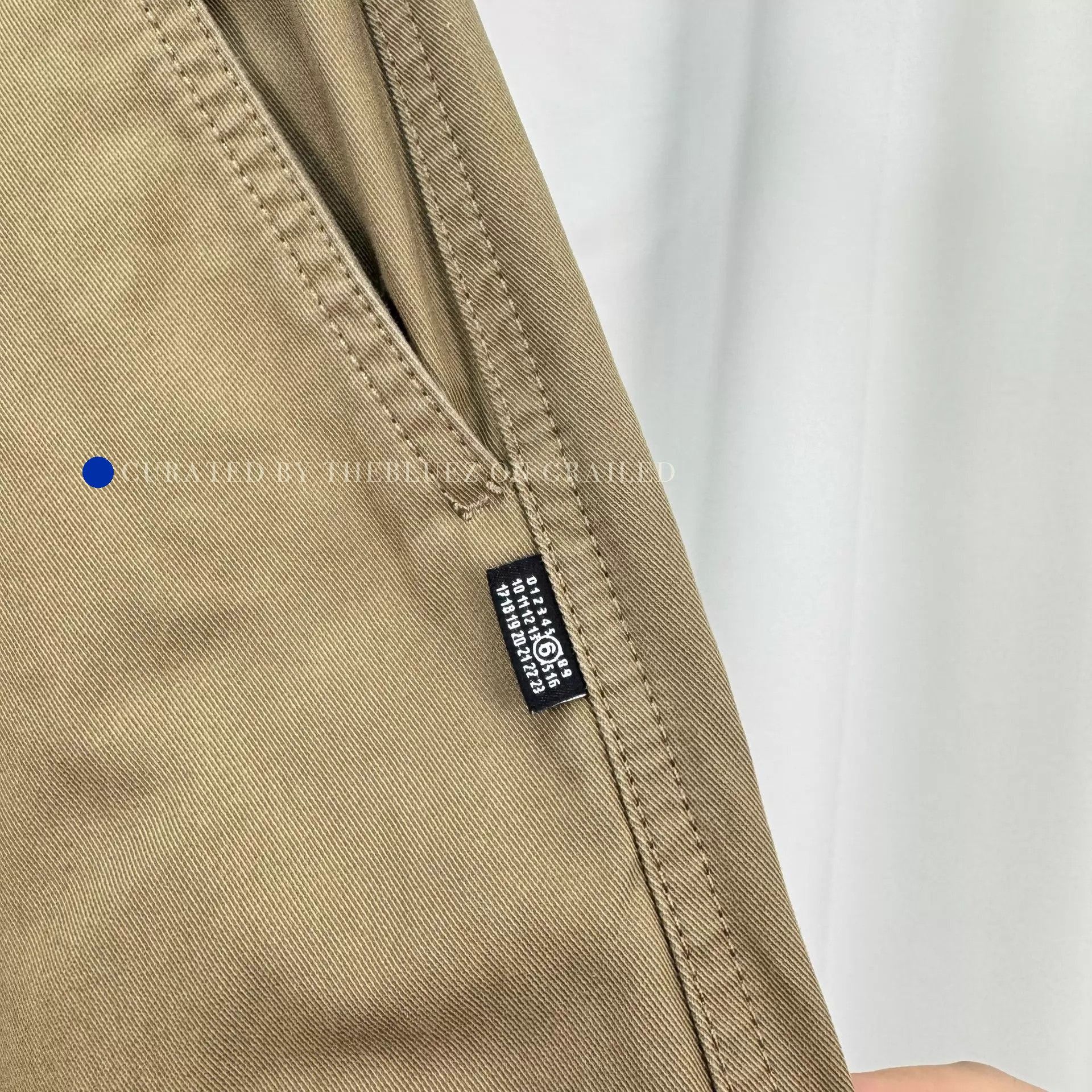 Maison Margiela Beige Cropped Pants in Size 32 Size US 32 / EU 48 - 5 Thumbnail