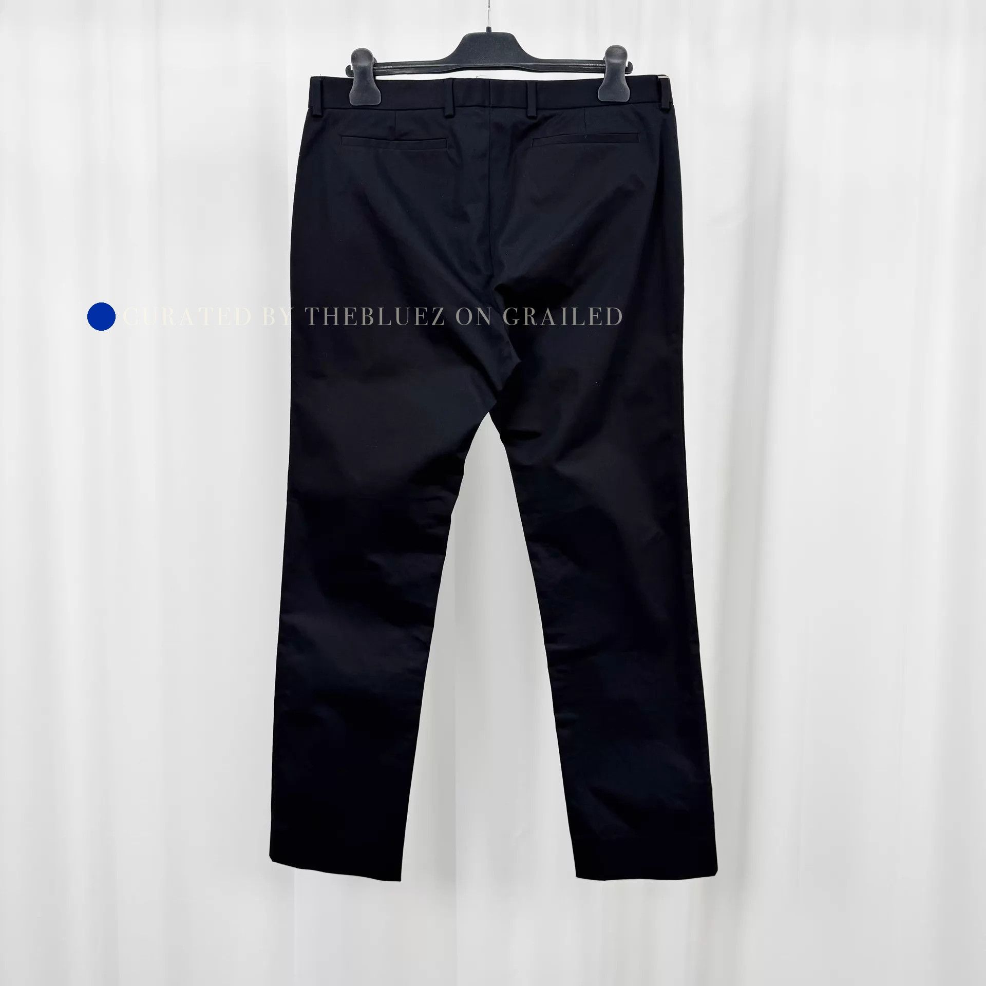 Dior Black Embroidered Stripe Casual Pants Size US 36 / EU 52 - 2 Thumbnail
