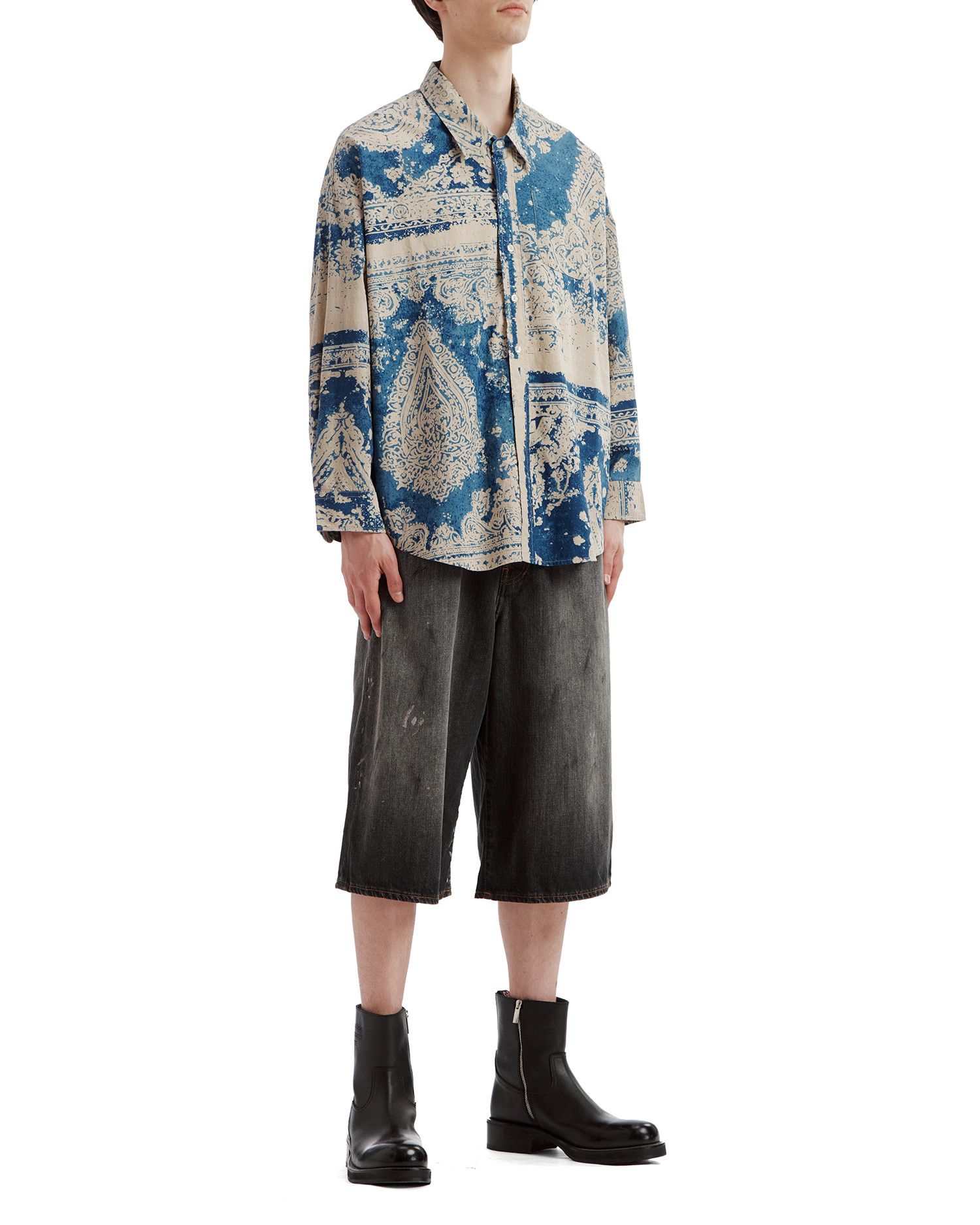 Acne Studios Acne Studios Distressed Design Denim Shorts Size US 32 / EU 48 - 2 Thumbnail