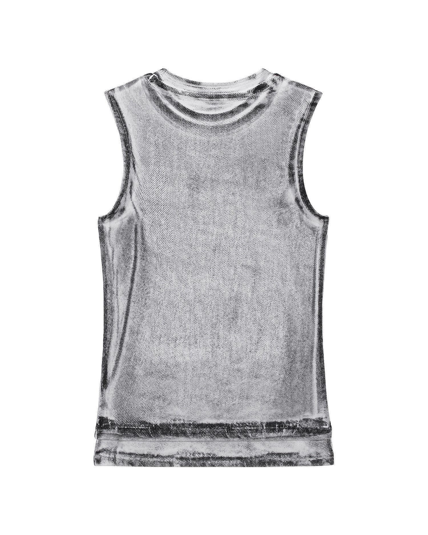 Acne Studios Acne Studios Distressed Printed Sleeveless Tank Top Size S / US 4 / IT 40 - 6 Thumbnail