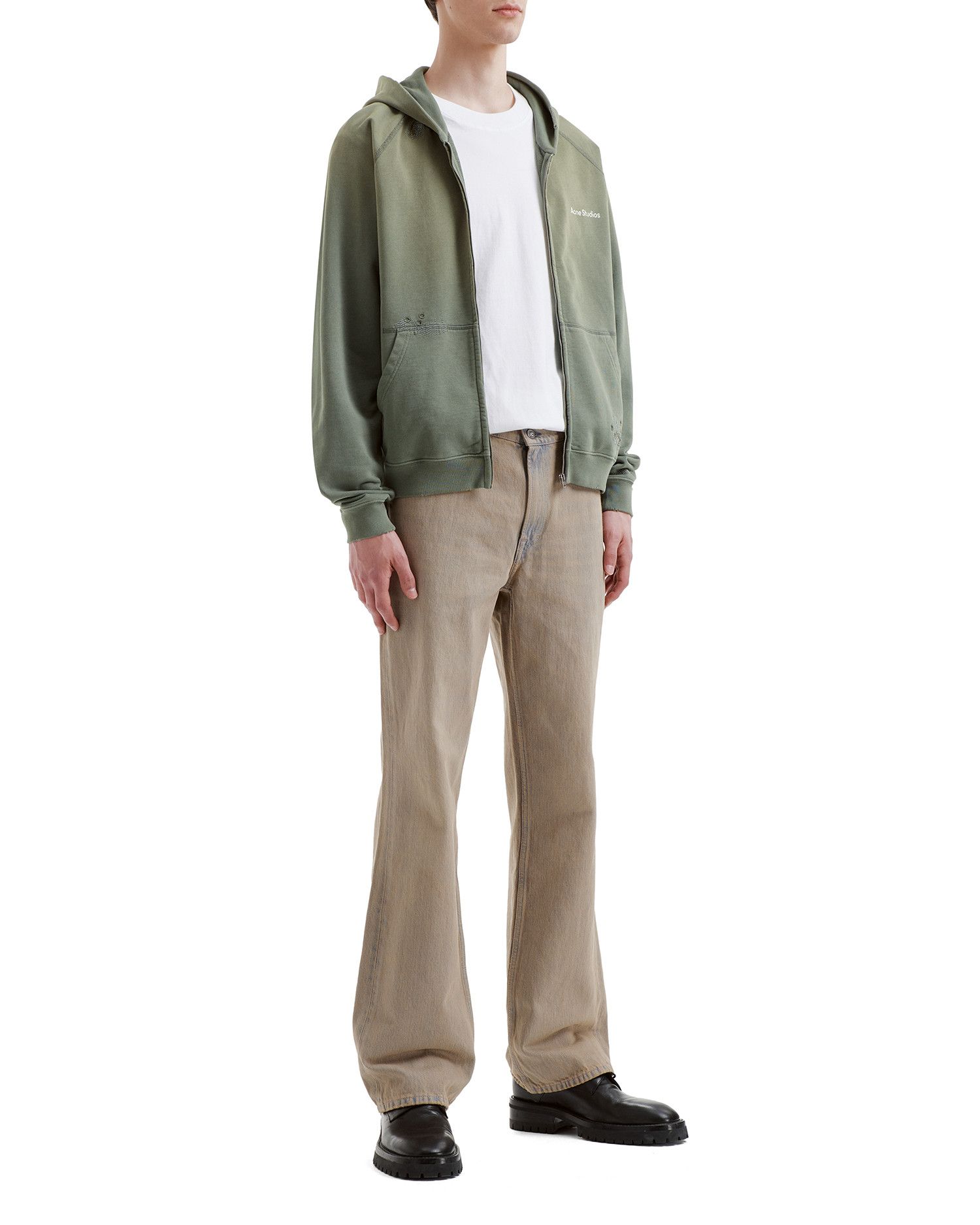 Acne Studios Acne Studios Ripped Patched Dice Decorative Hooded Sweats... Size US M / EU 48-50 / 2 - 2 Thumbnail