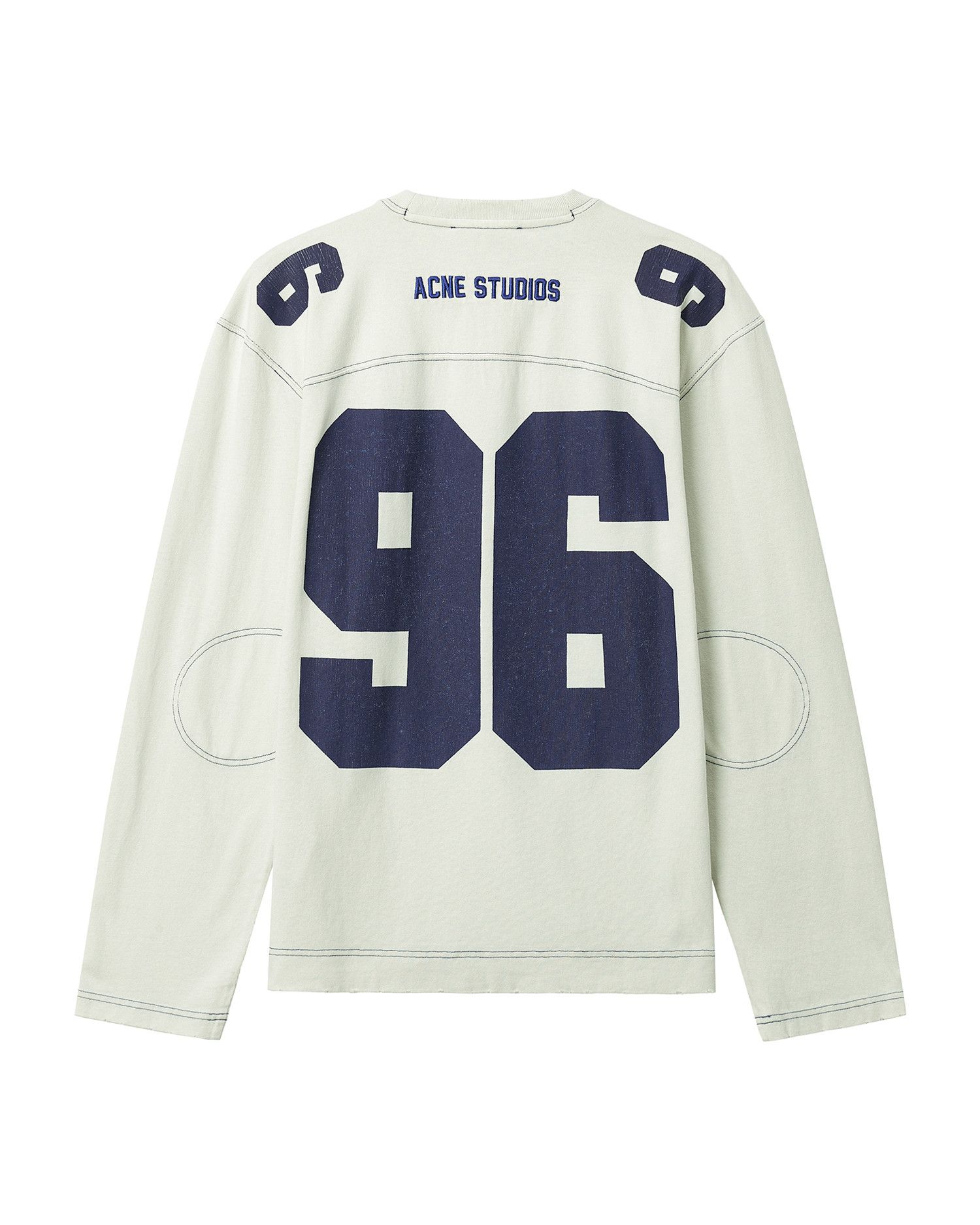 Acne Studios Acne Studios Number Print Long Sleeve Shirt Size XXS / US 00 / IT 34 - 6 Thumbnail