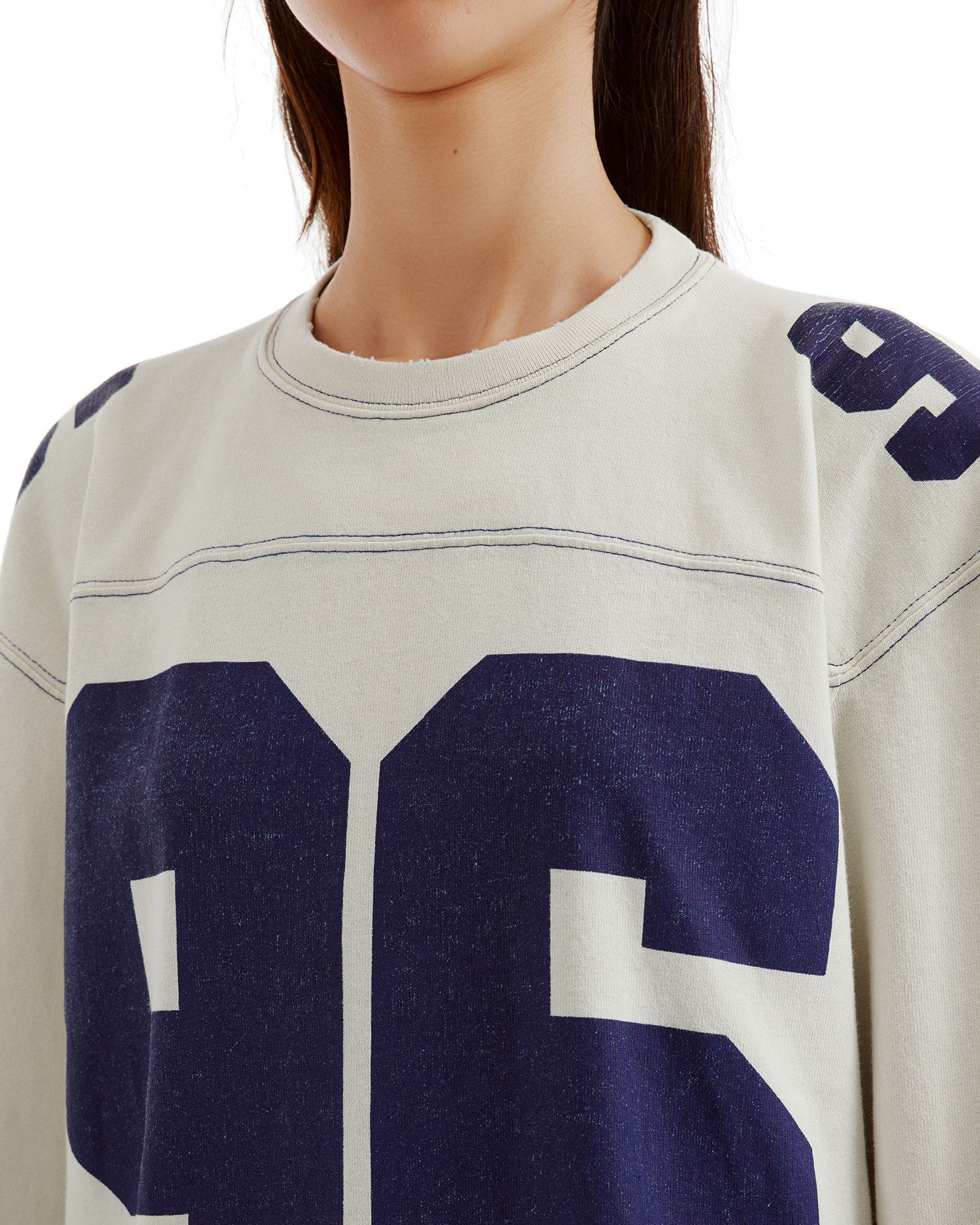 Acne Studios Acne Studios Number Print Long Sleeve Shirt Size XXS / US 00 / IT 34 - 5 Thumbnail