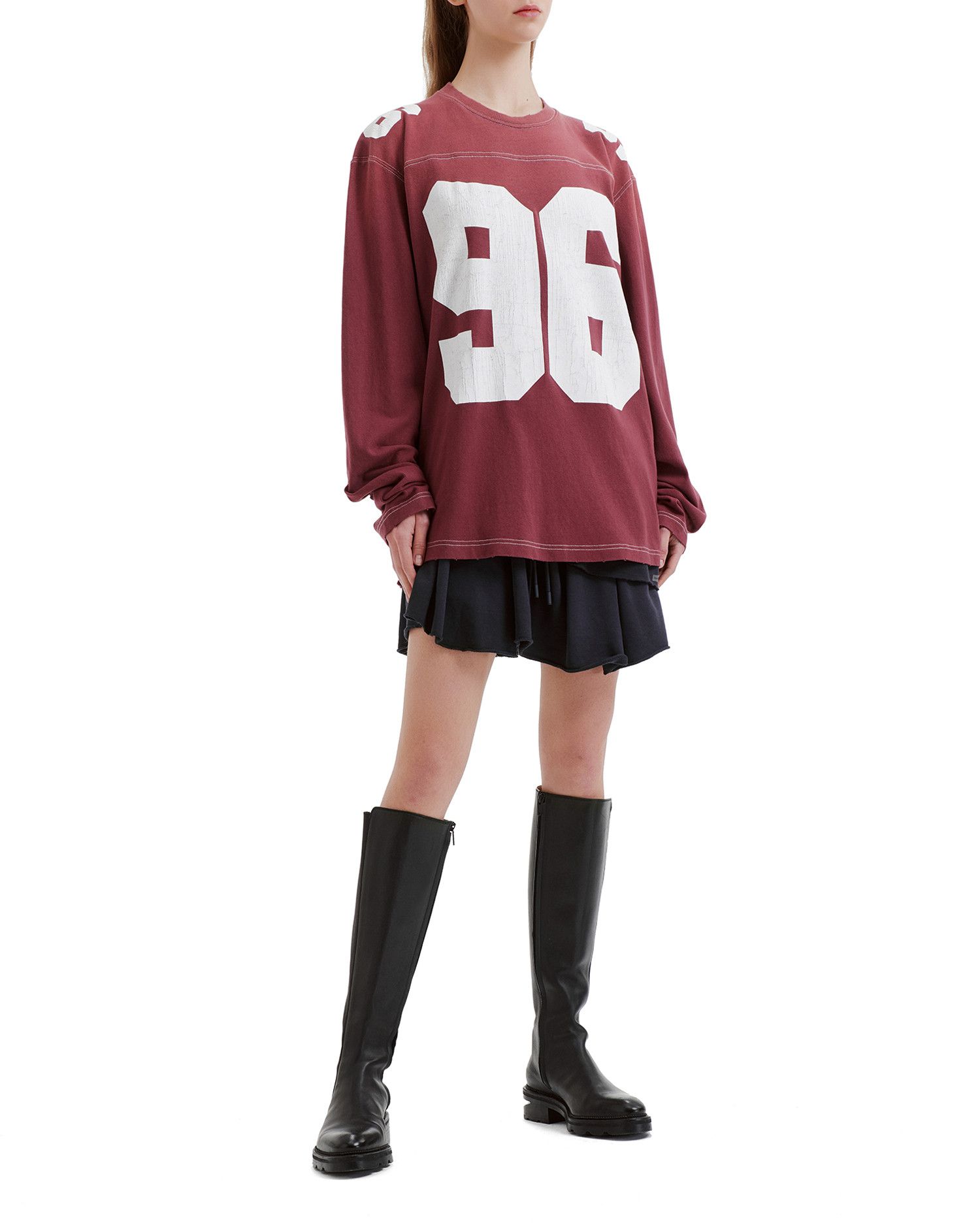 Acne Studios Acne Studios Number Print Long Sleeve Sweatshirt Size XXS / US 00 / IT 34 - 2 Thumbnail