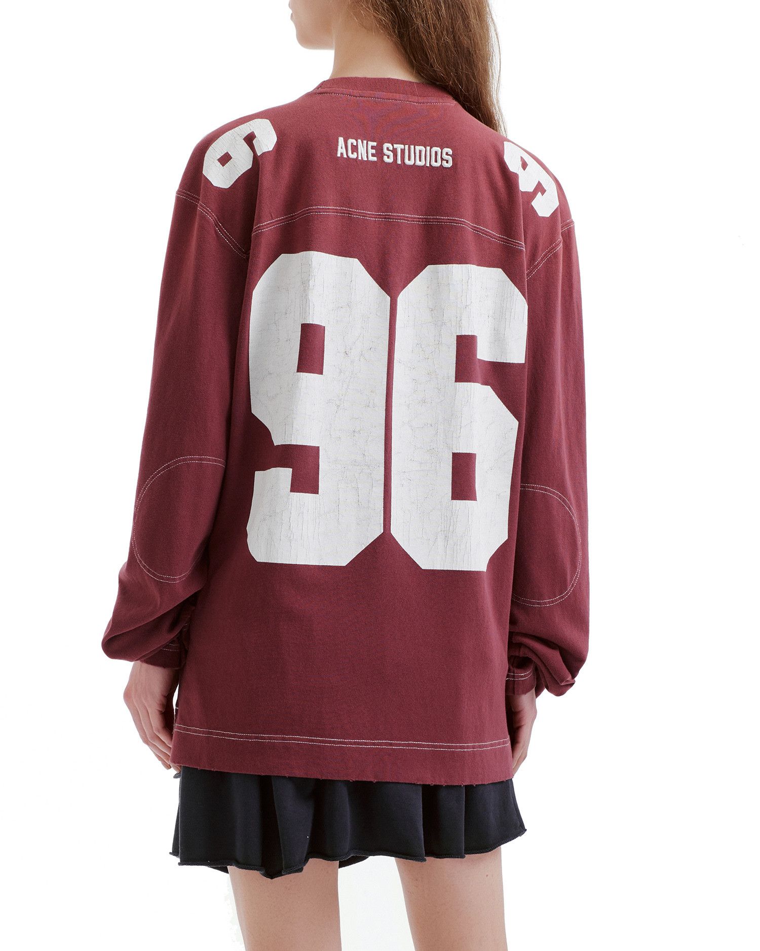Acne Studios Acne Studios Number Print Long Sleeve Sweatshirt Size XXS / US 00 / IT 34 - 4 Thumbnail